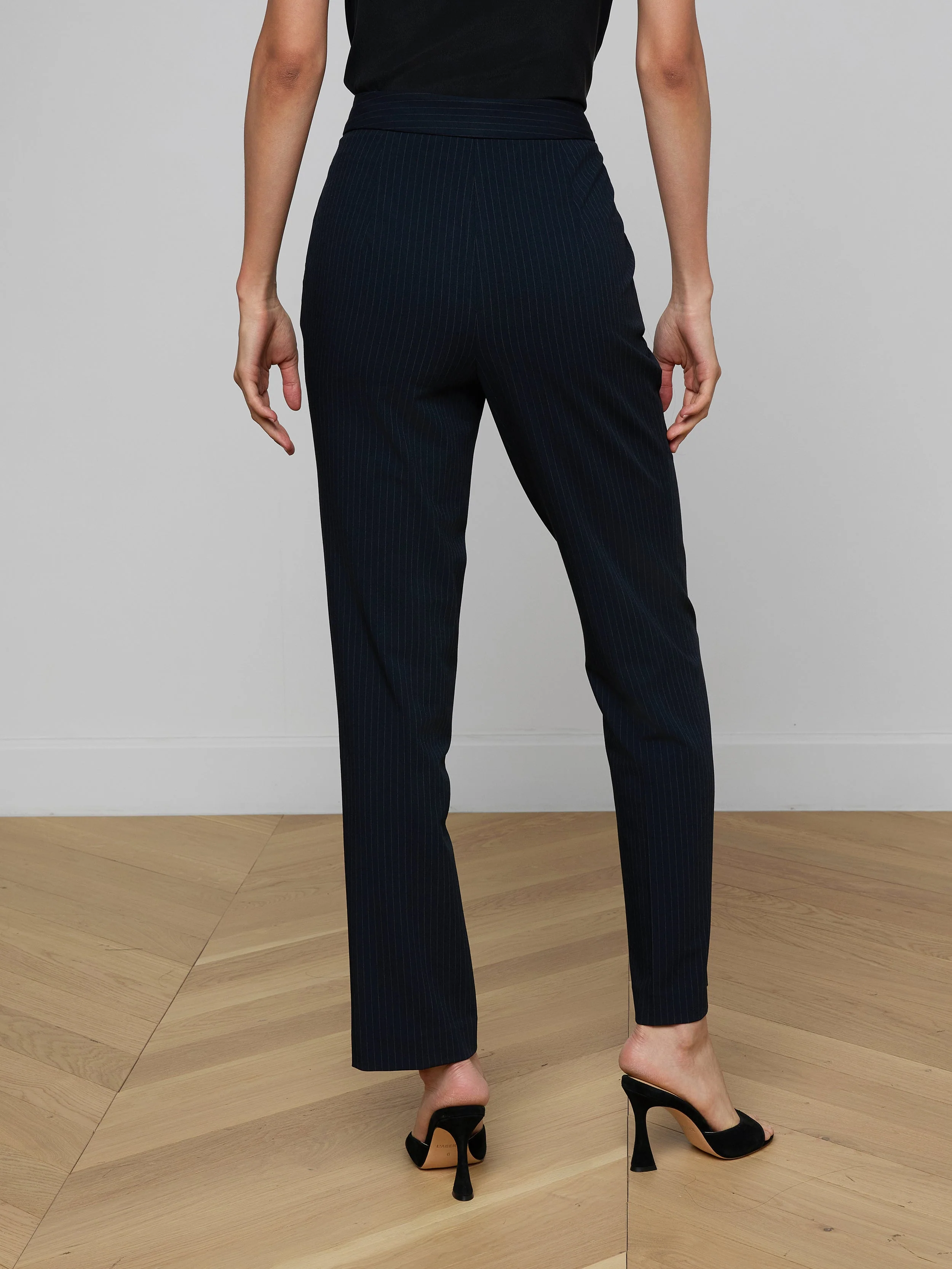 L'AGENCE - Rebel Pinstriped Trouser - Image 4
