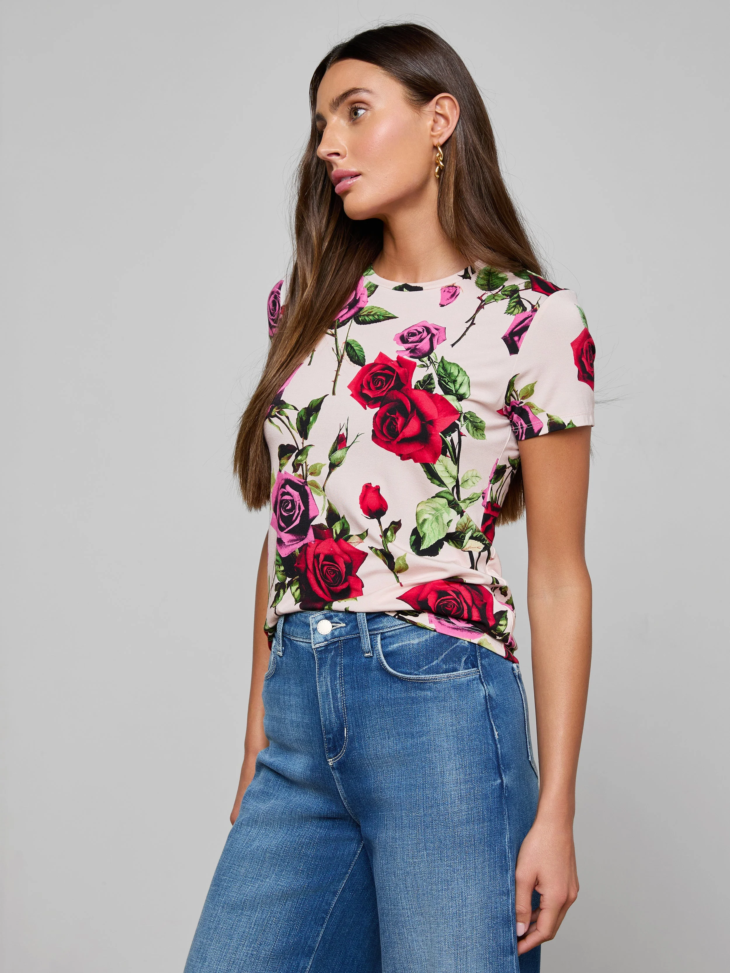 L'AGENCE - Ressi Fitted Tee - Image 3