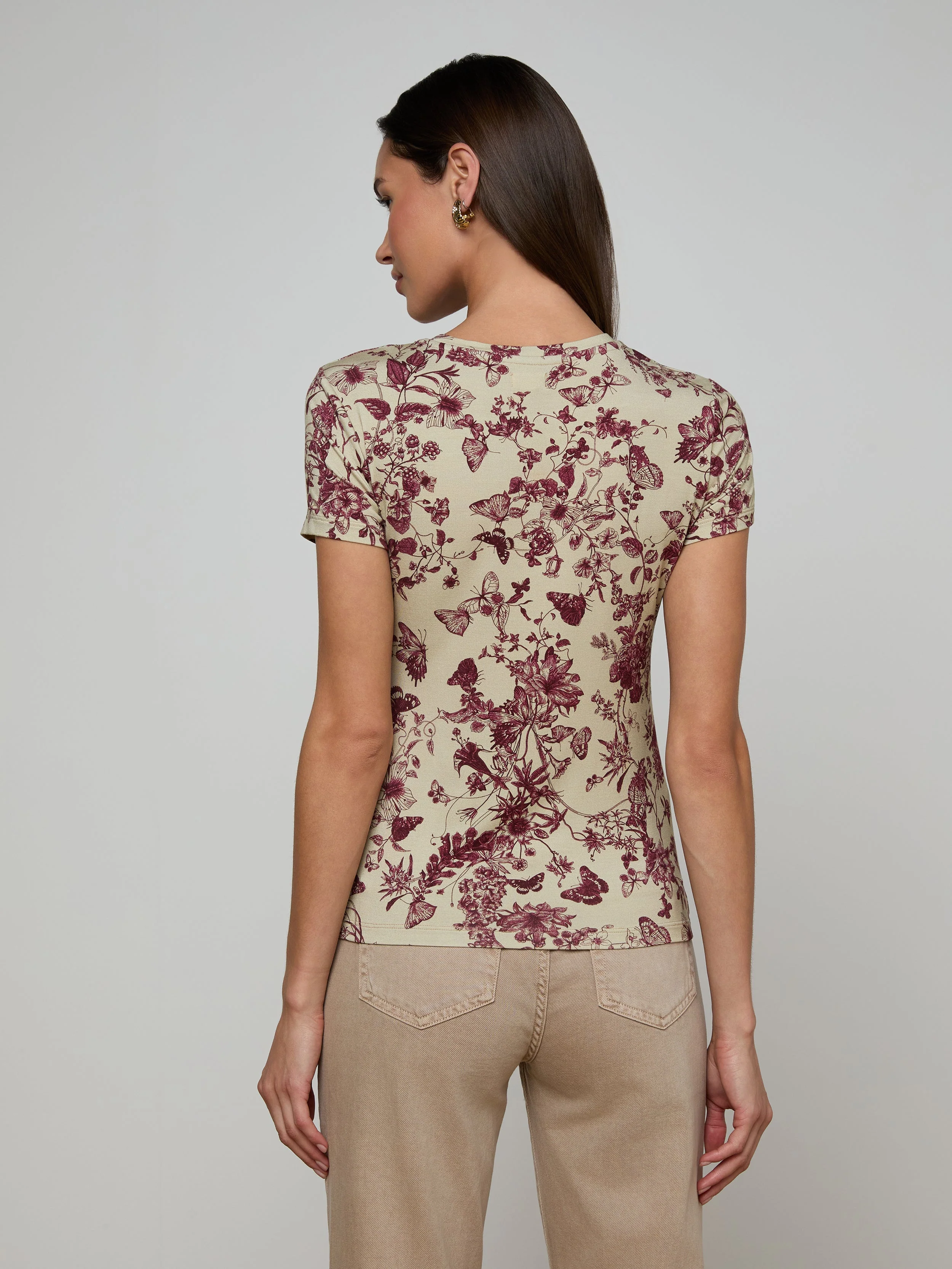 L'AGENCE - Ressi Fitted Tee - Image 5