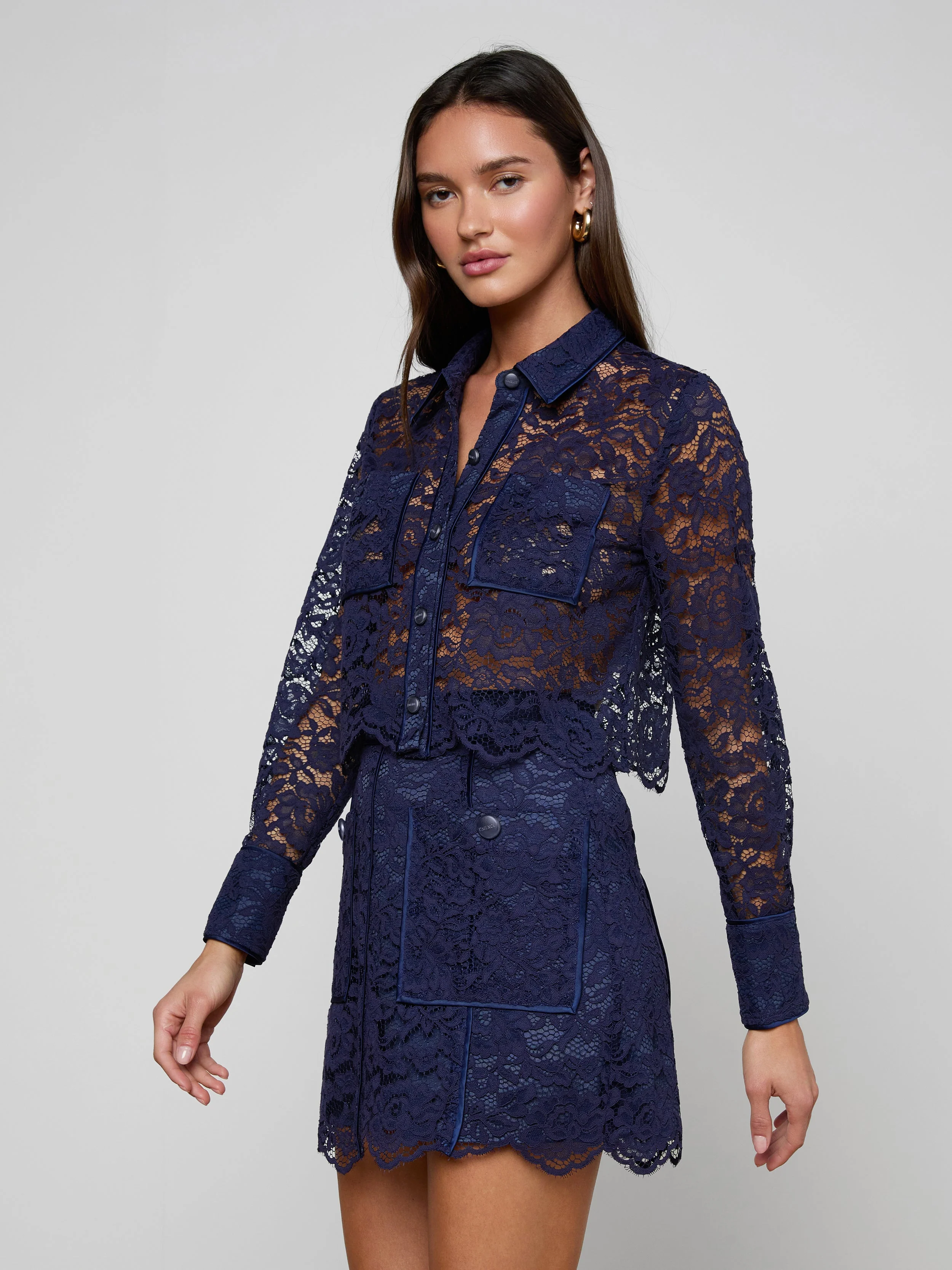 L'AGENCE - Roelle Lace Blouse - Image 2