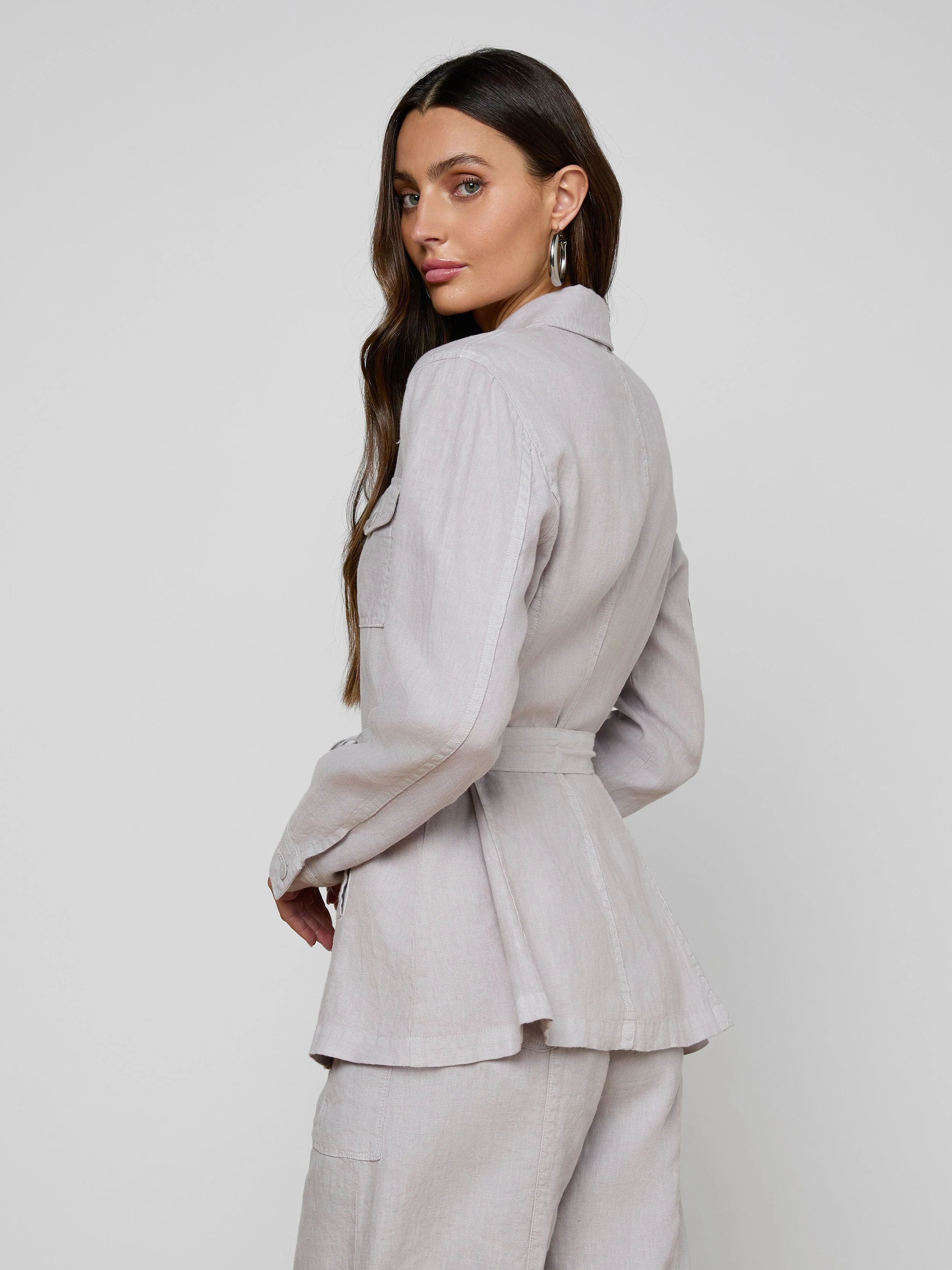 L'AGENCE - Samaya Linen Jacket - Image 5