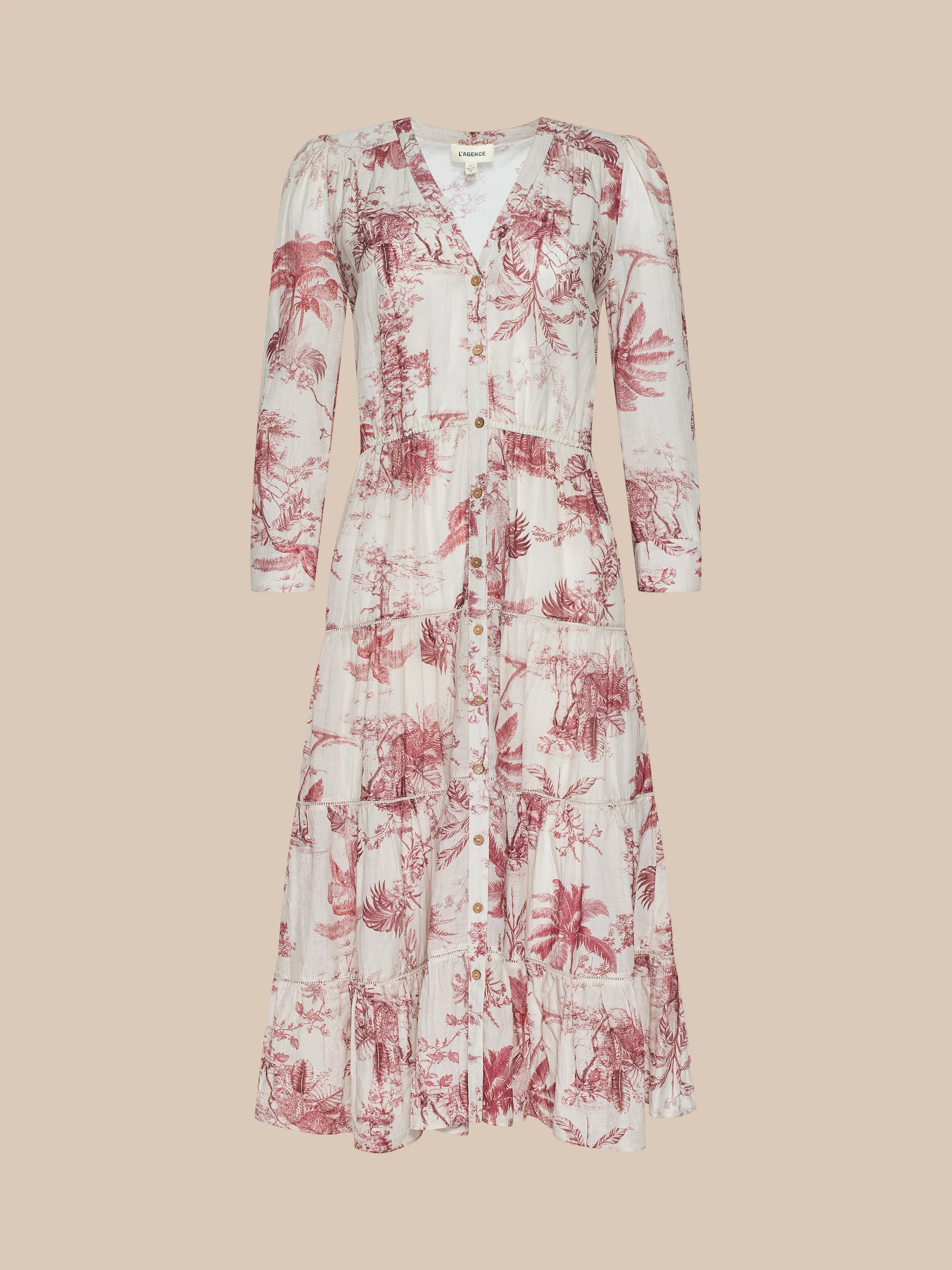 L'AGENCE - Serafine Midi Dress - Image 6