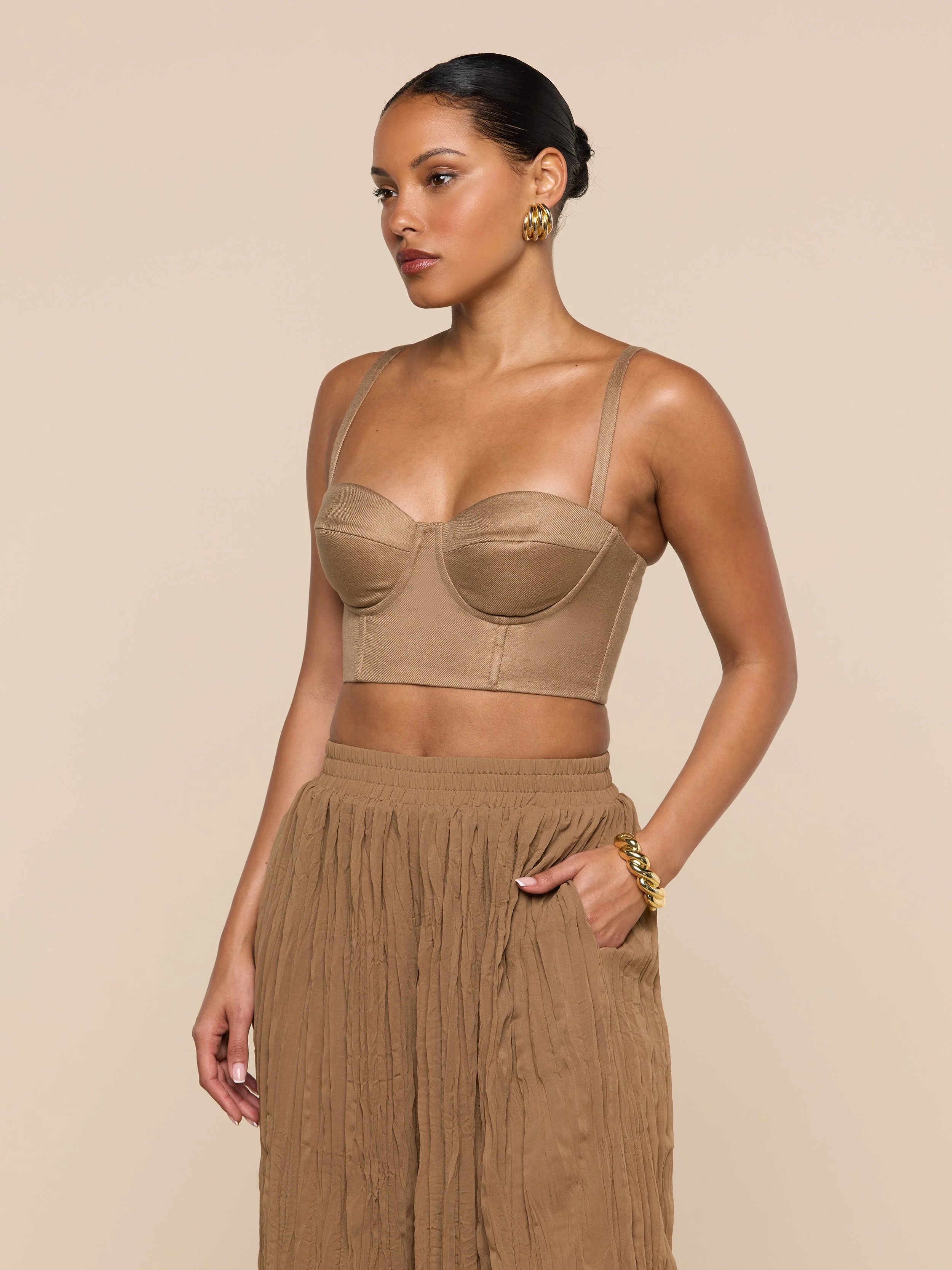 L'AGENCE - Sonya Linen - Blend Bustier - Image 2