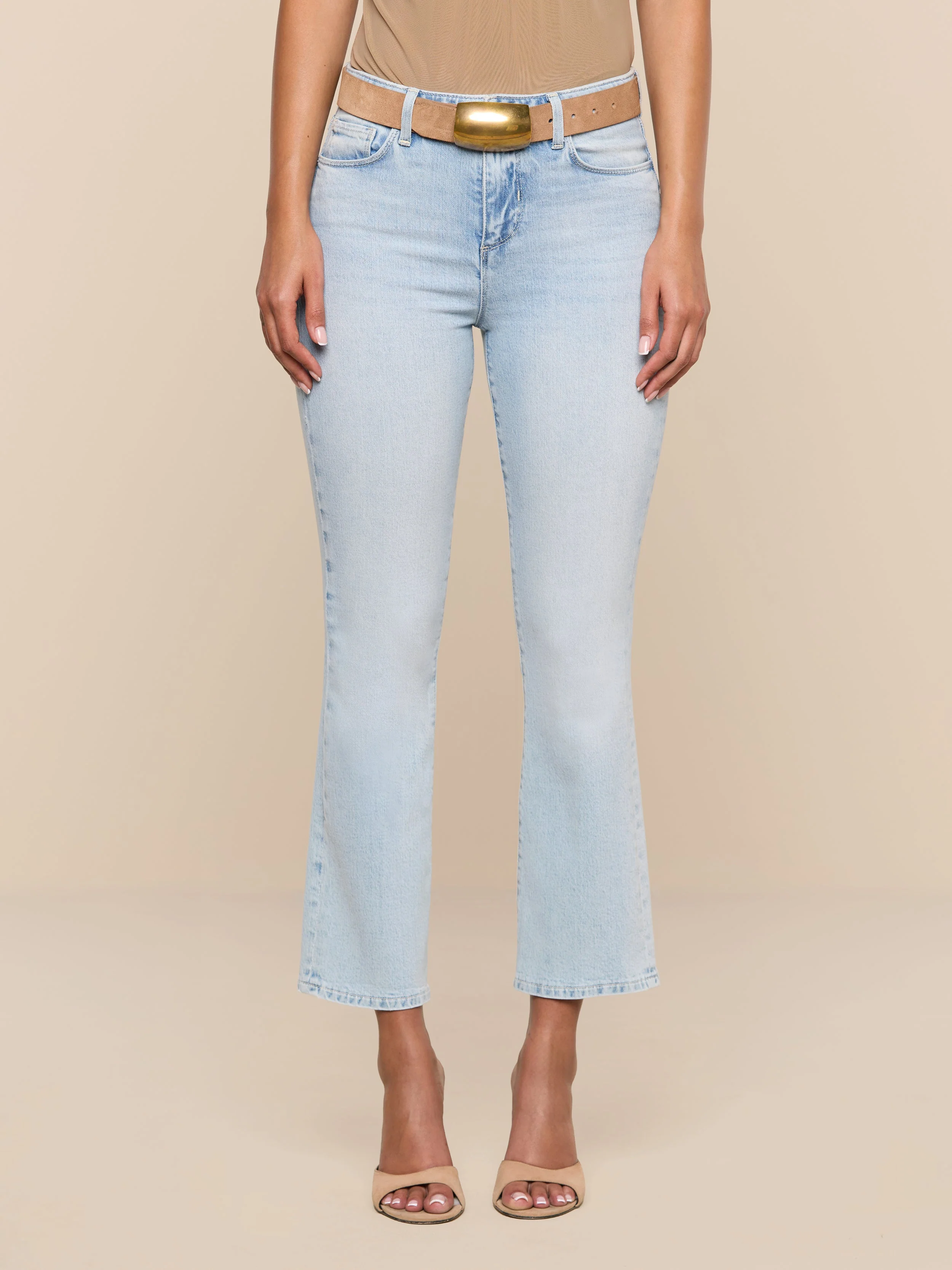 L'AGENCE - Tati Cropped Micro Boot Jean - Image 3