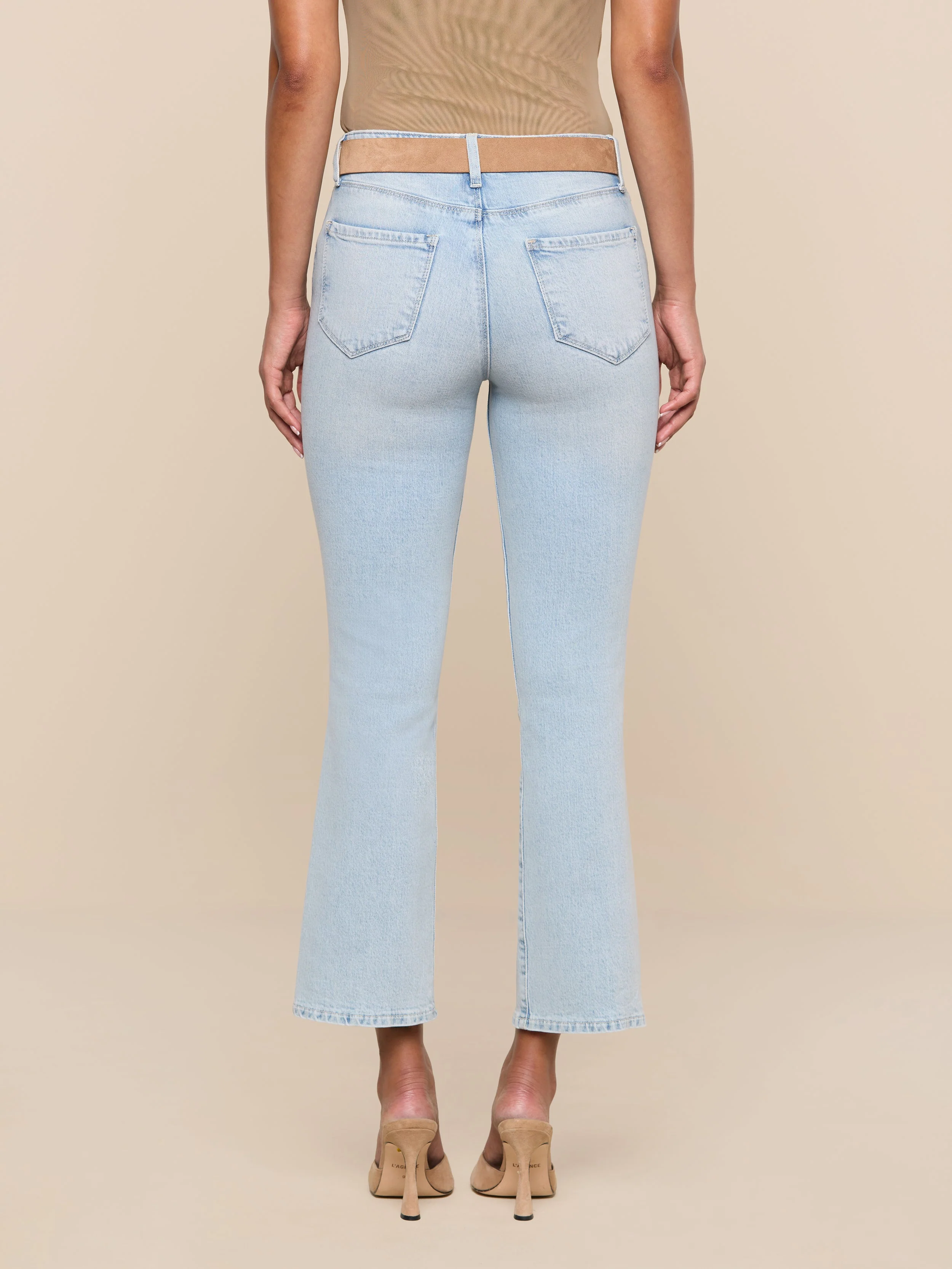 L'AGENCE - Tati Cropped Micro Boot Jean - Image 5
