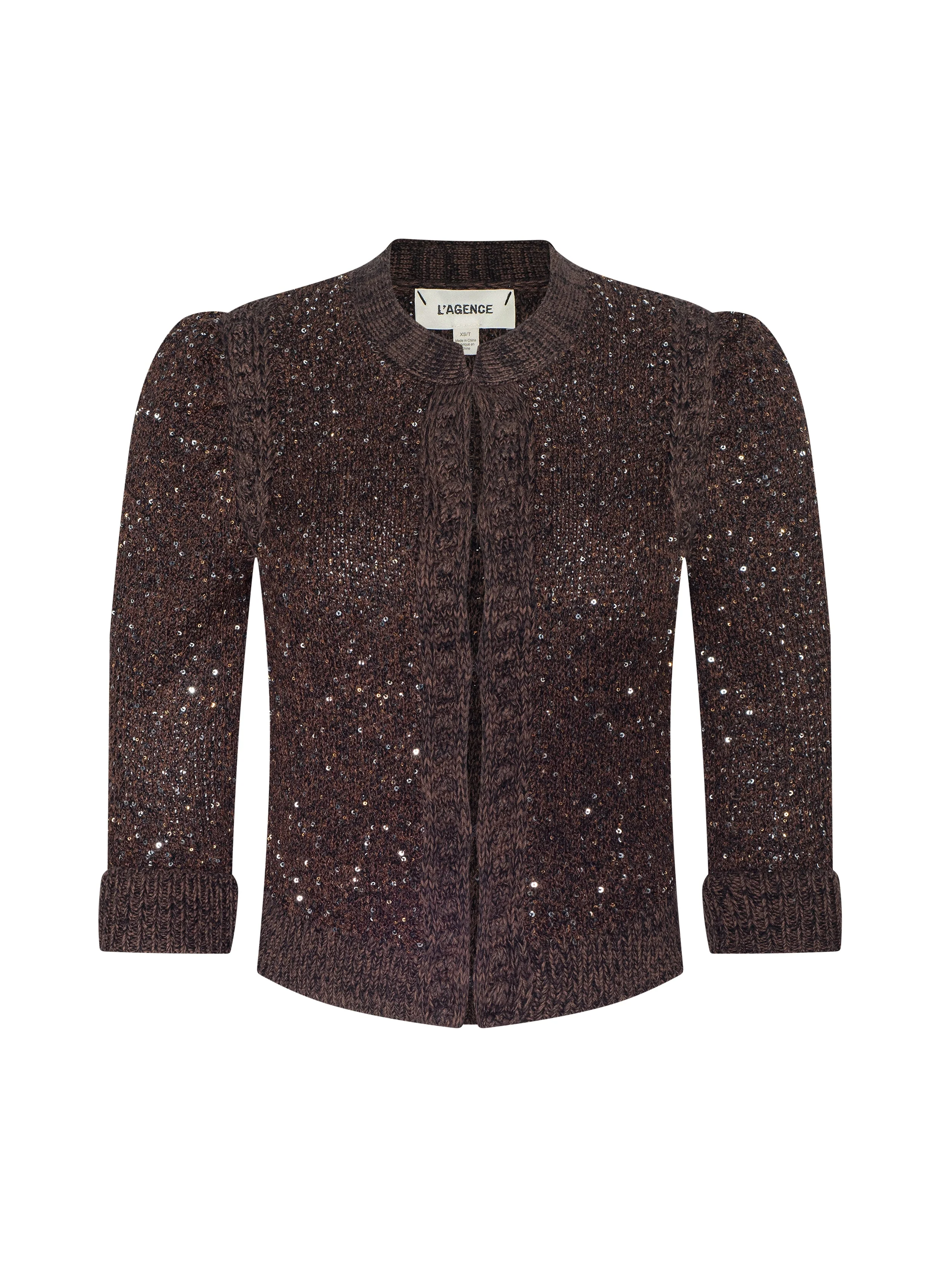 L'AGENCE - Thistle Sequin Cardigan - Image 2