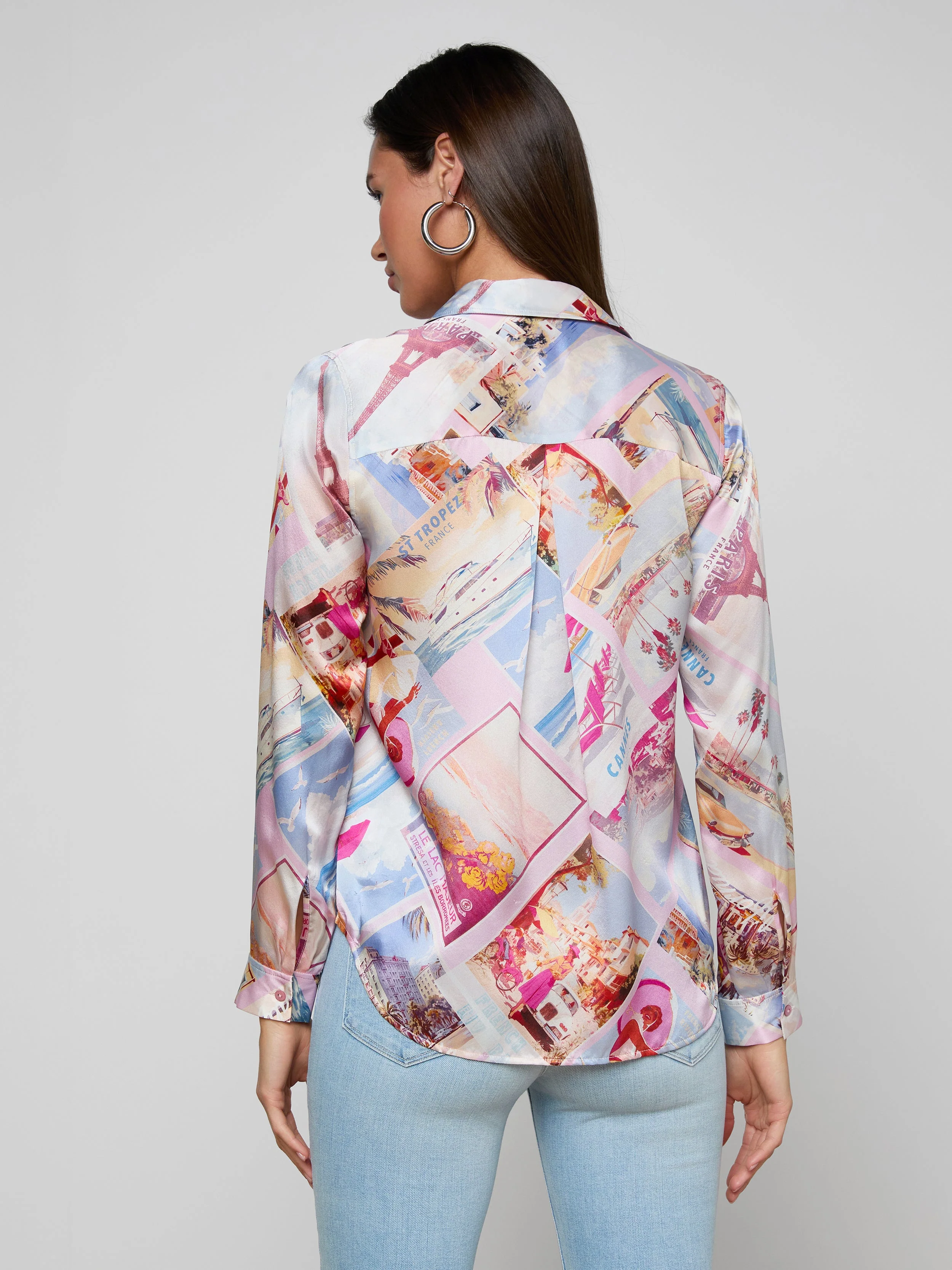 L'AGENCE - Tyler Silk Blouse - Image 5