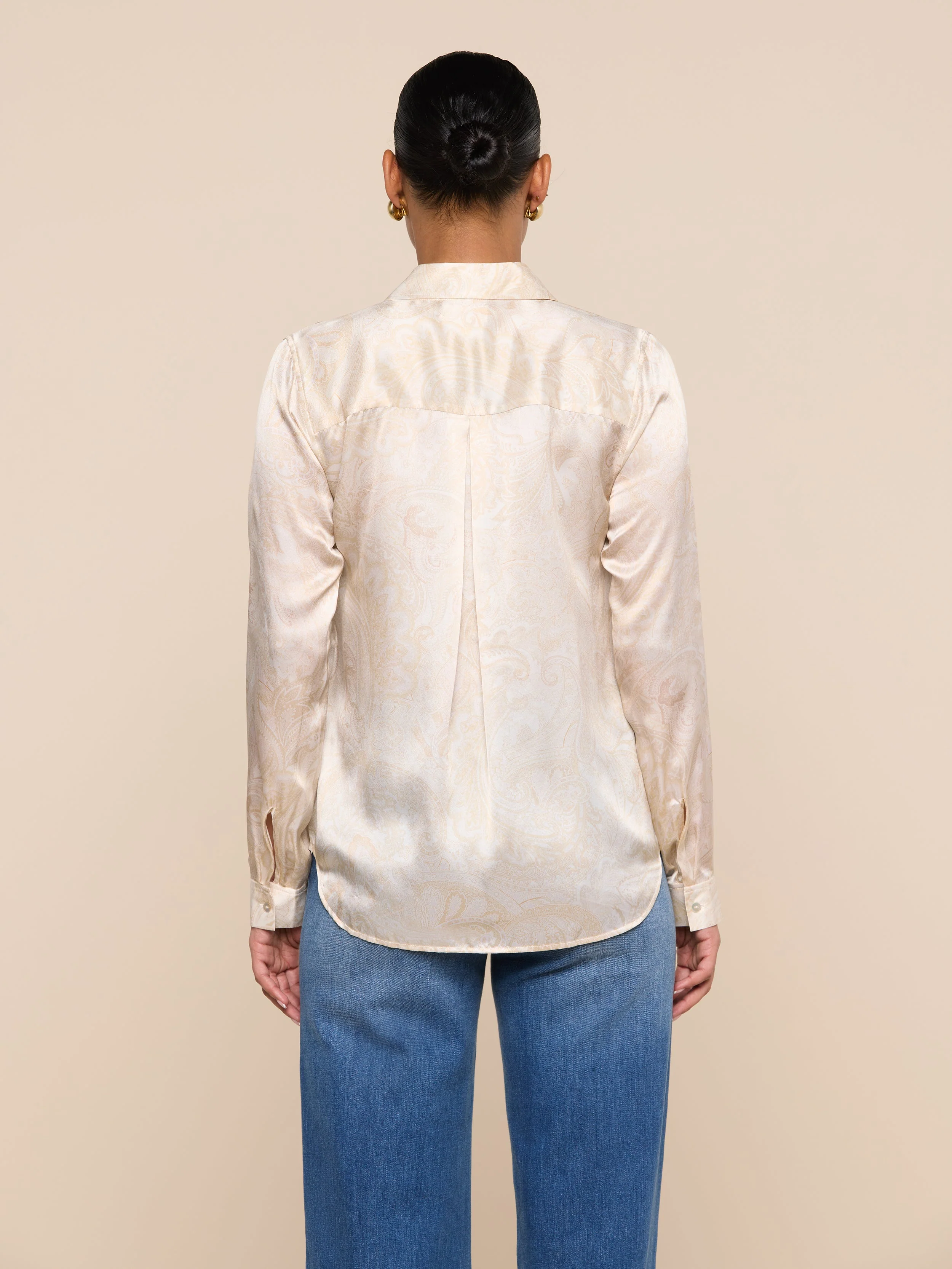 L'AGENCE - Tyler Silk Blouse - Image 6