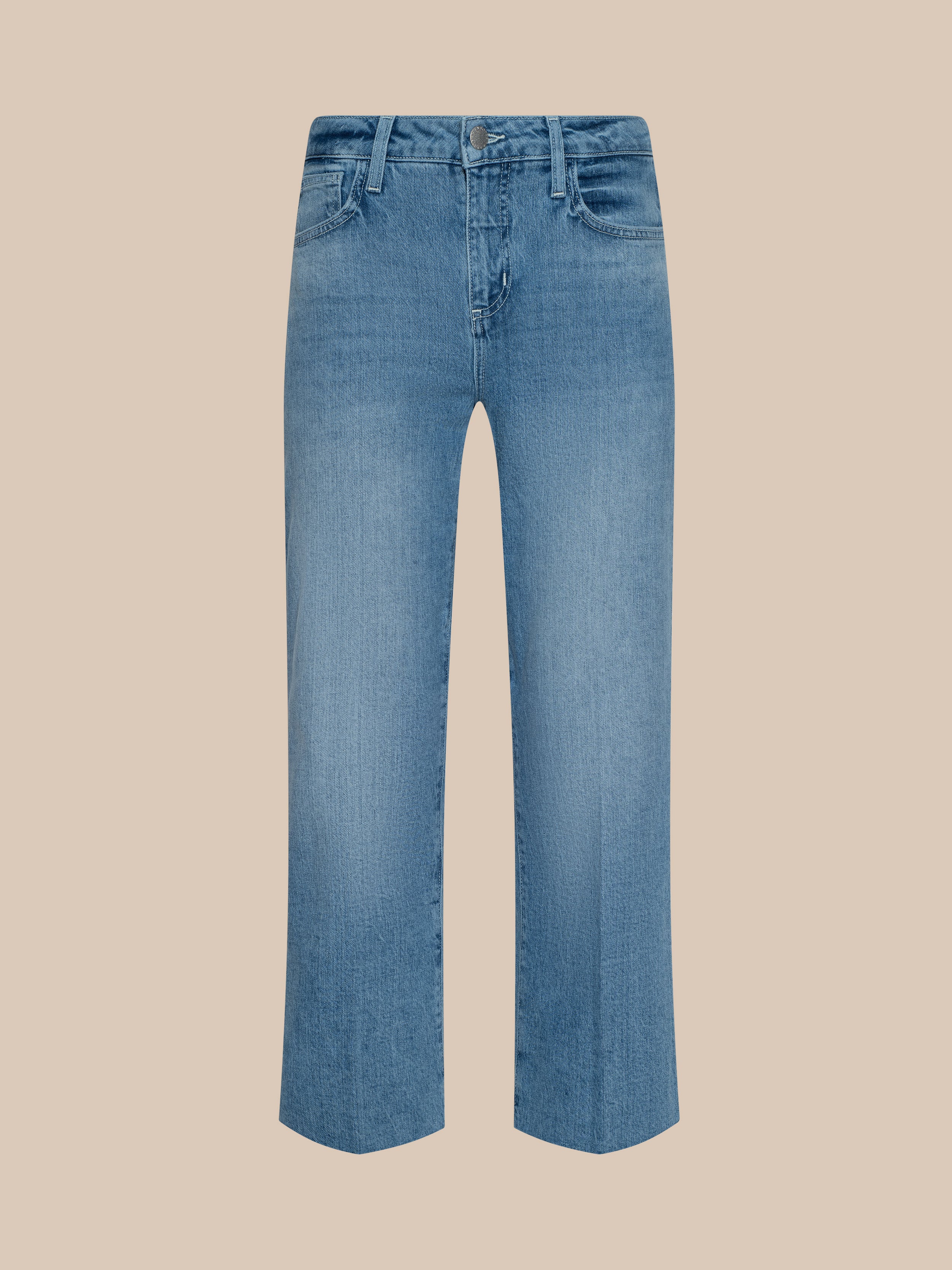L'AGENCE - Wanda Cropped Wide - Leg Jean - Image 6