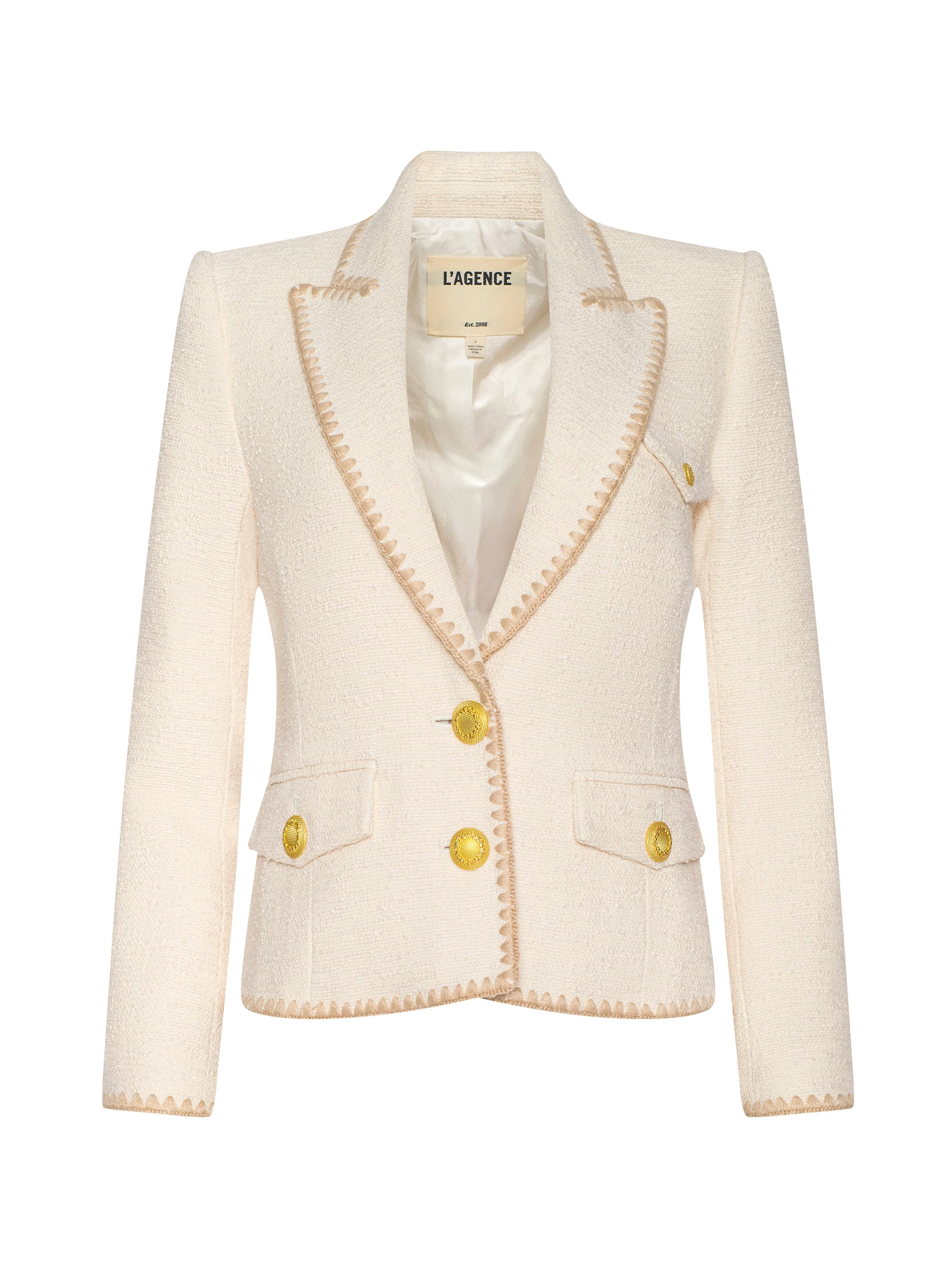 L'AGENCE - Wylla Tweed Blazer - Image 8