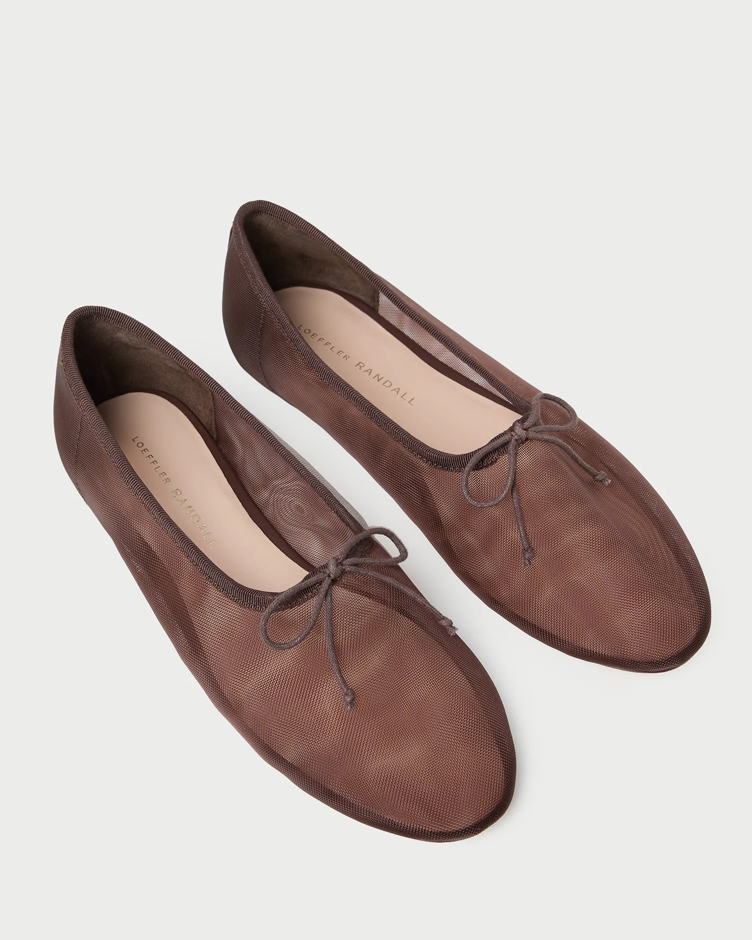 Loeffler Randall - Landon Chocolate Mesh Ballet Flat - Image 4