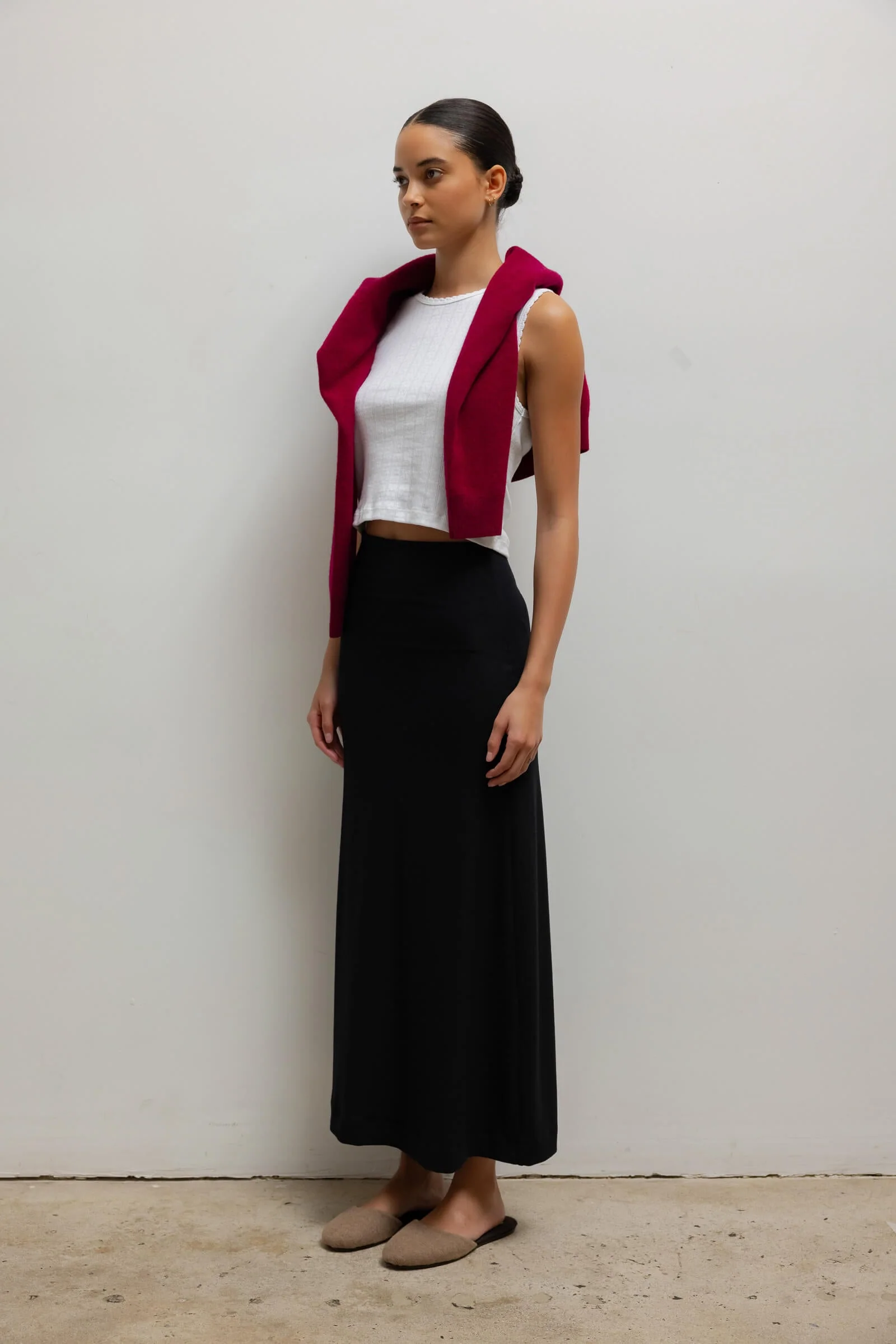 Leset - Lauren High Waist Midi Skirt - Image 4