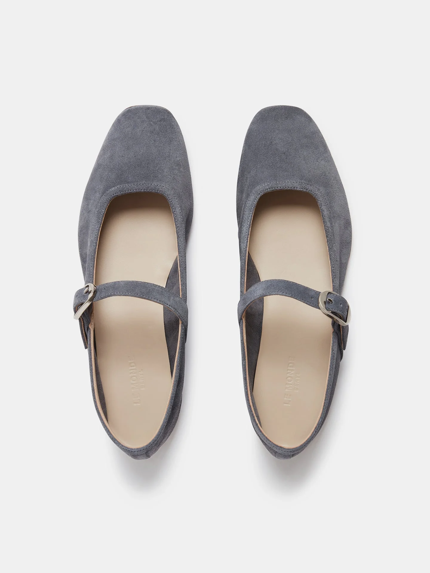 Le Monde Beryl - Ballet Mary Jane / Iron Suede - Image 2