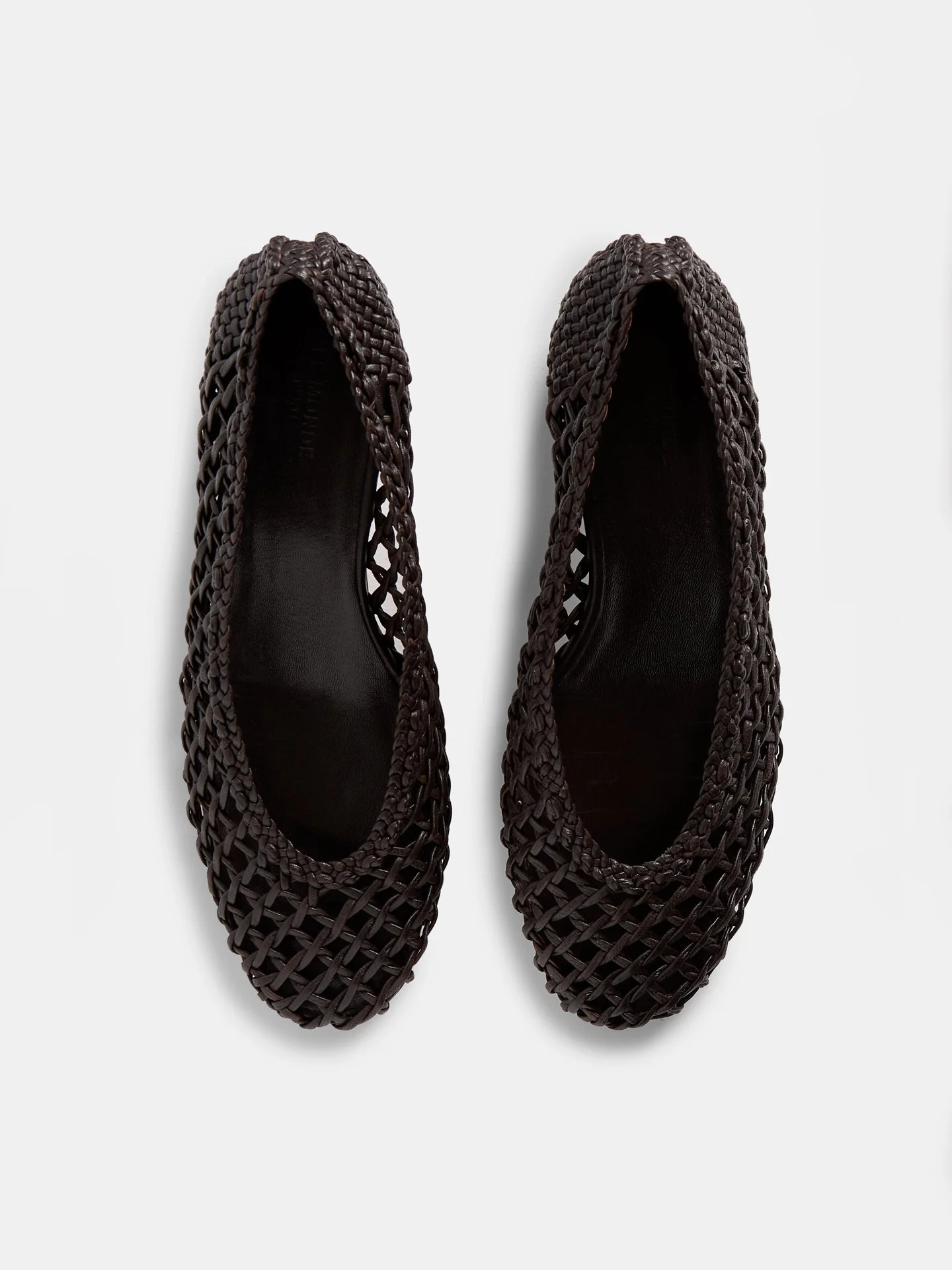 Le Monde Beryl - Ballet Pump Knotted / Chocolate Leather - Image 3