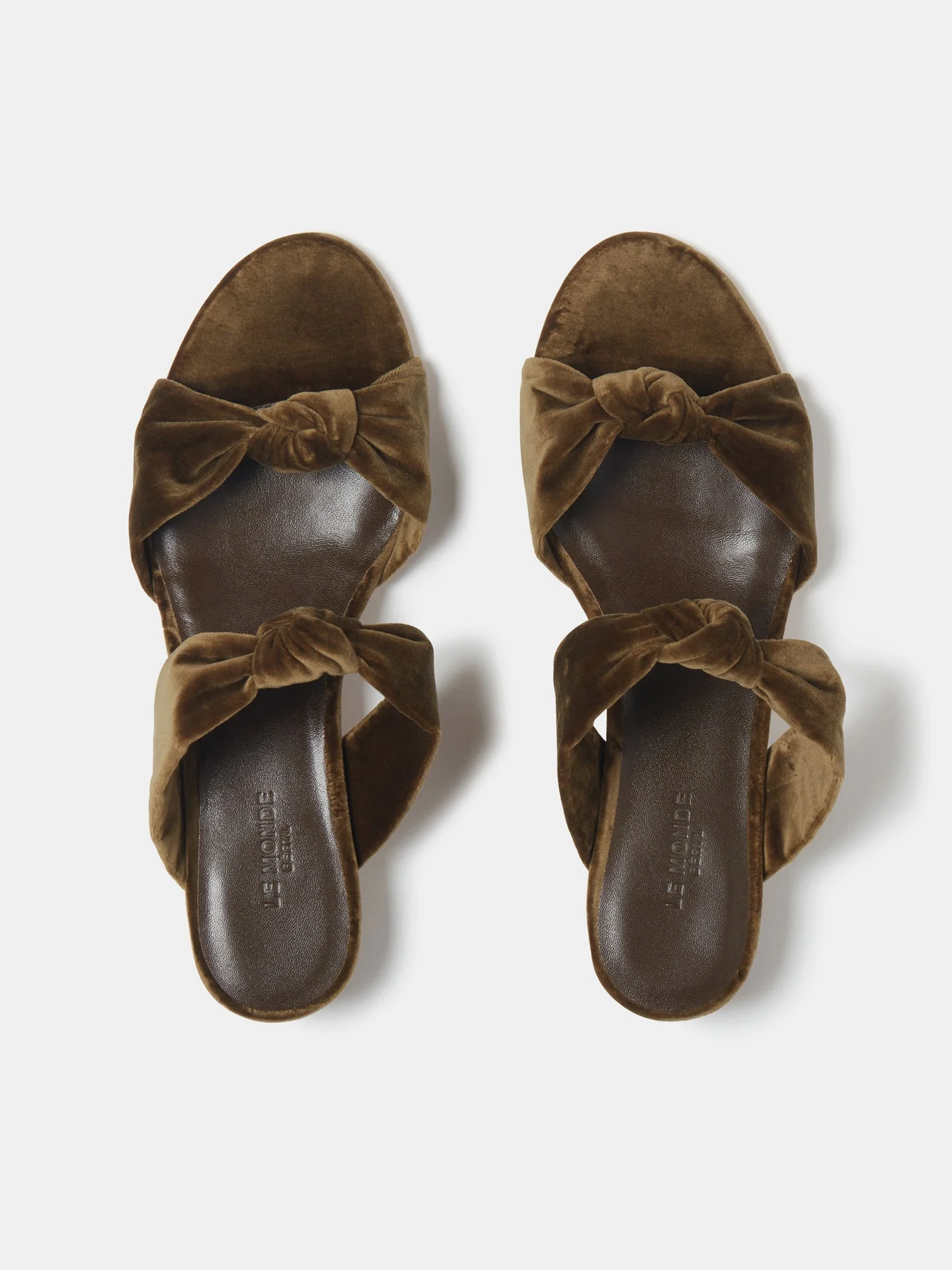 Le Monde Beryl - Knot Sandal Kitten / Cork Velvet - Image 2