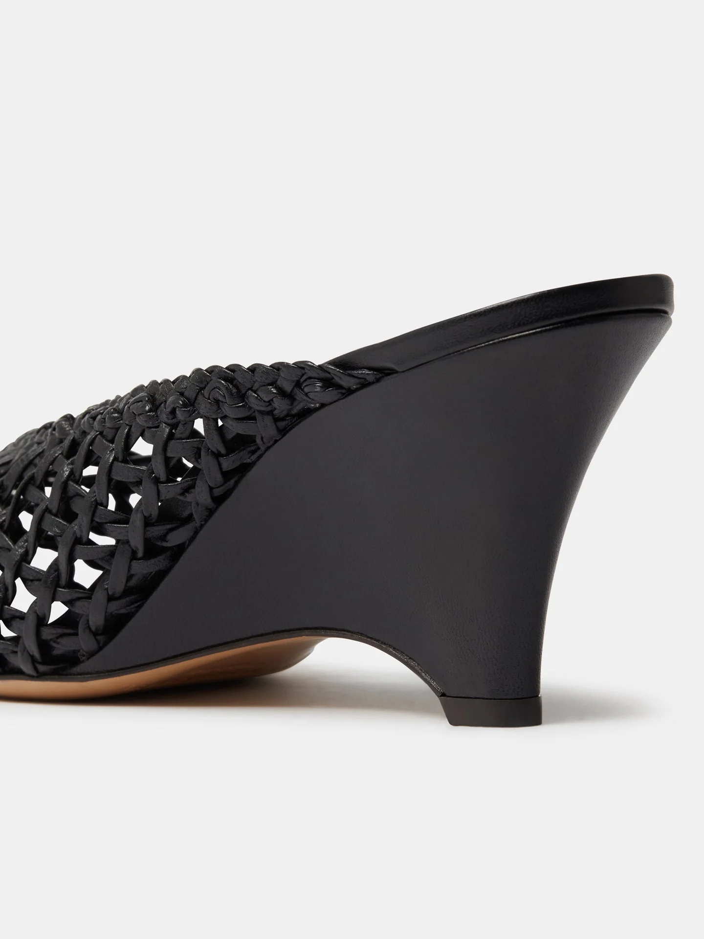Le Monde Beryl - Victoria Mule Knotted / Black Leather - Image 4