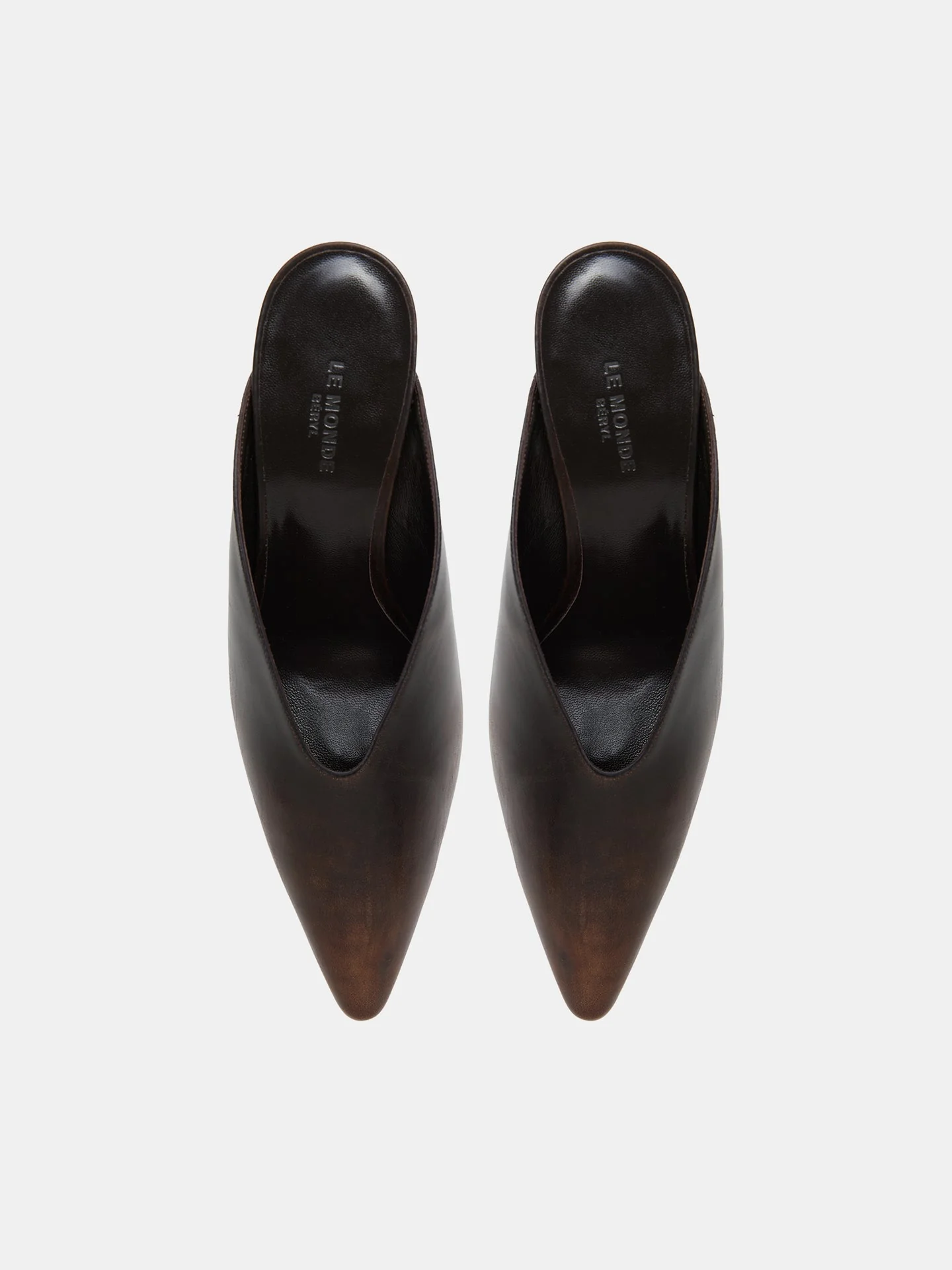 Le Monde Beryl - Victoria Wedge / Testa Di Moro Spazzolato Leather - Image 3