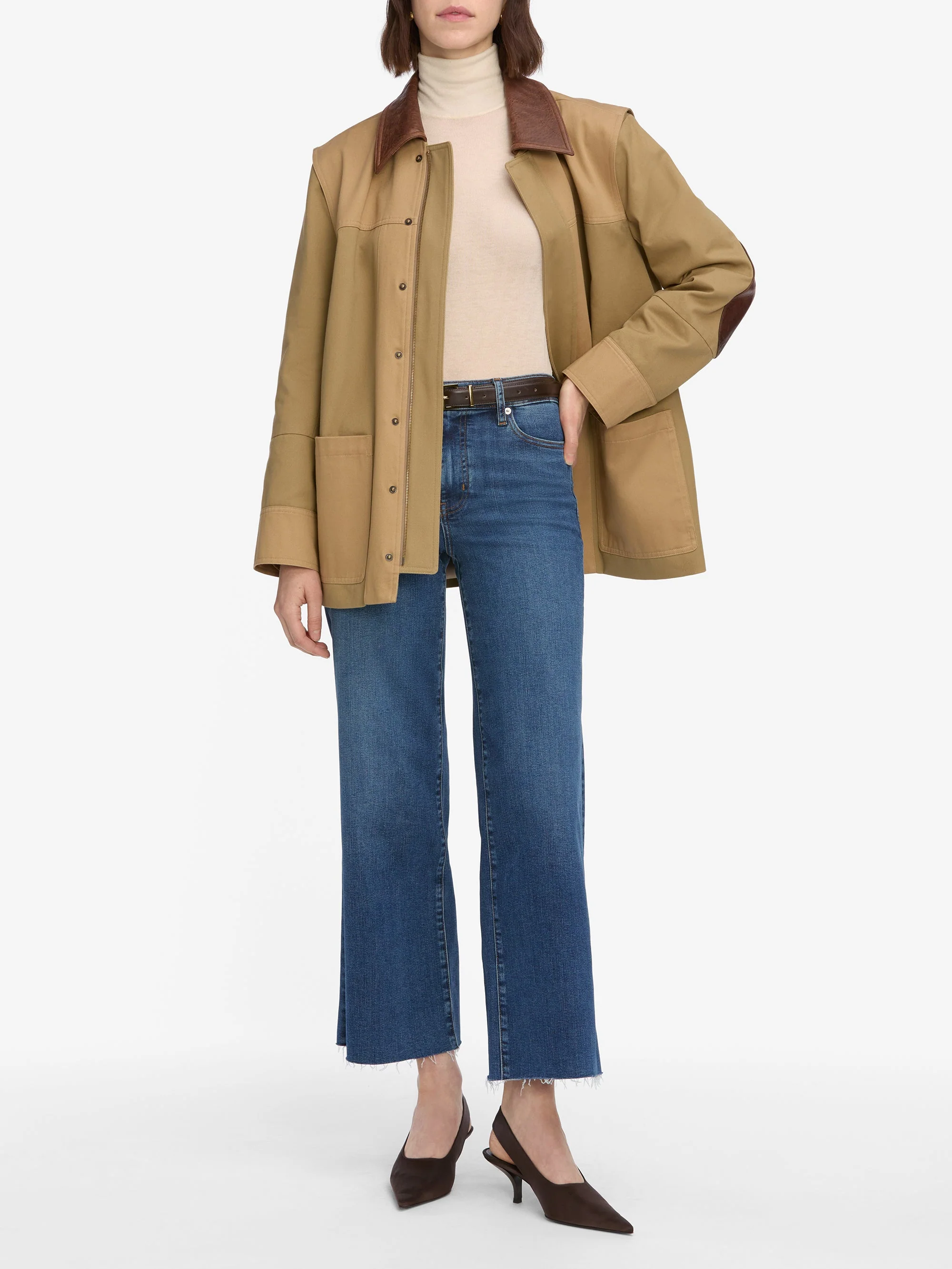 FRAME - Le Slim Palazzo Crop - Image 2