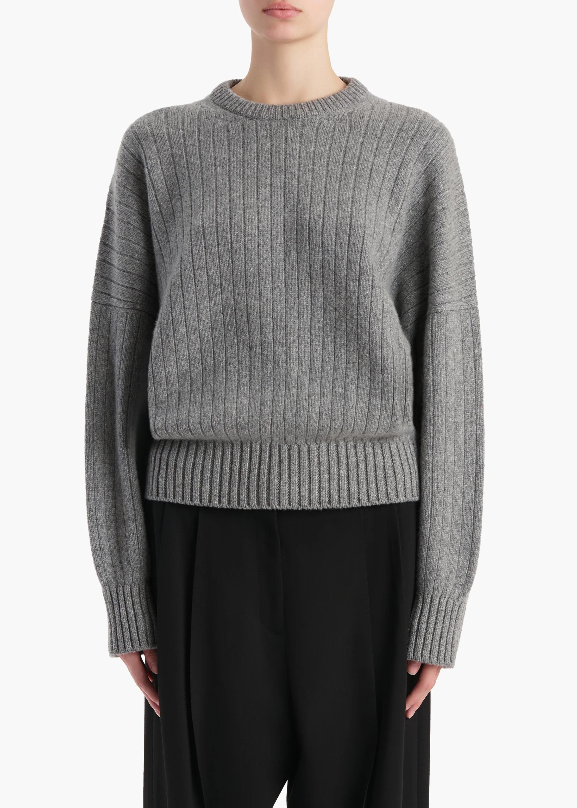 Khaite - Lennox Sweater in Fog - Image 10