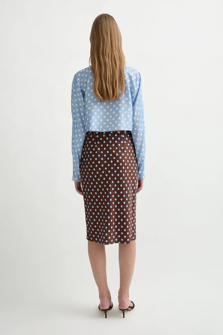 Posse - LEO SKIRT - CHOCOLATE POLKA DOT - Image 3