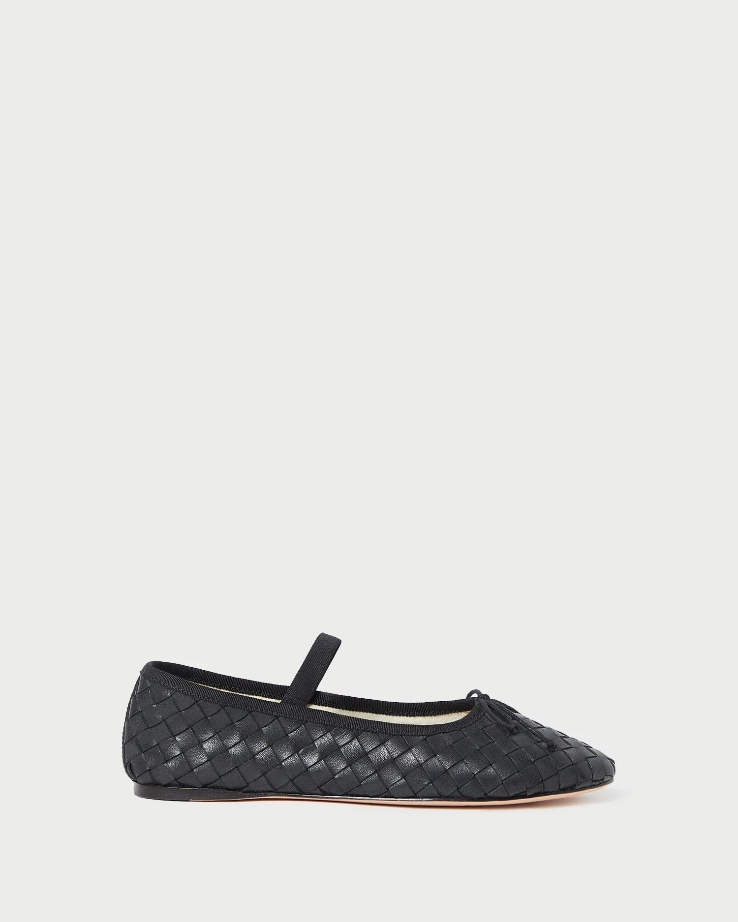 Loeffler Randall - Leonie Black Woven Ballet Flat - Image 4