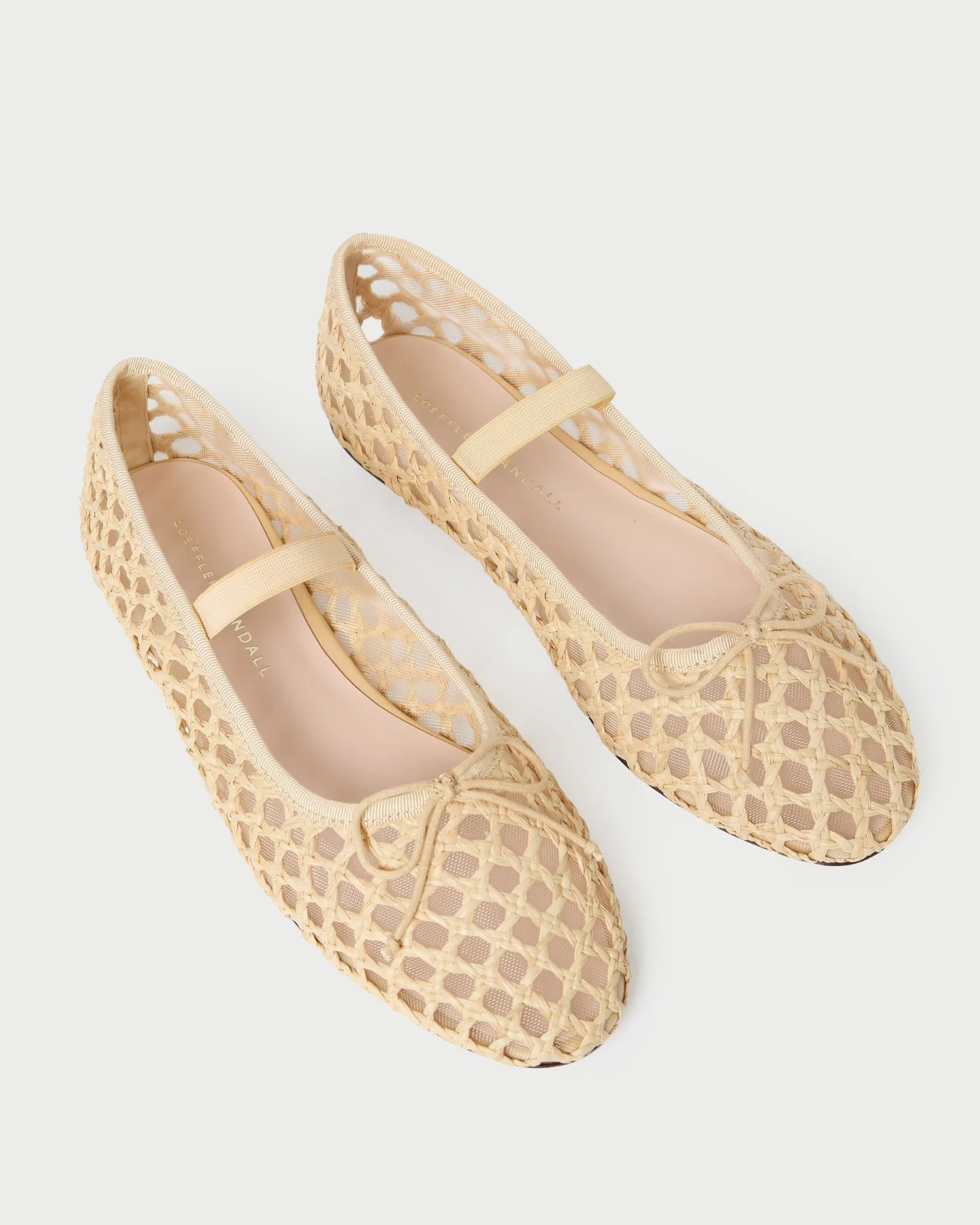 Loeffler Randall - Leonie Natural Crochet Ballet Flat - Image 4