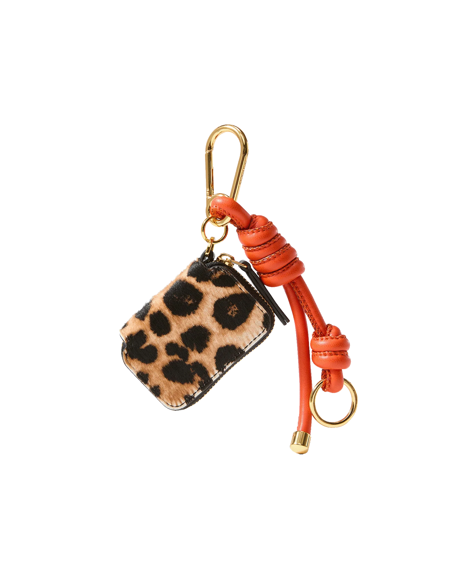 Veronica Beard - Leopard Zip Pouch Bag Charm - Image 4
