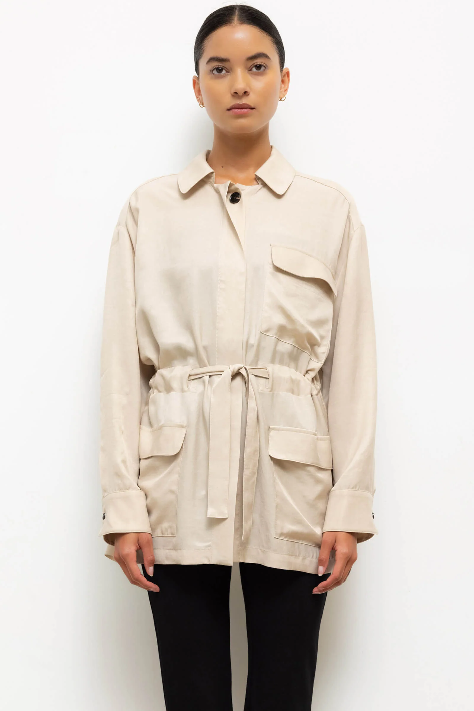 Leset - Pre - Order: Kim Drawstring Jacket