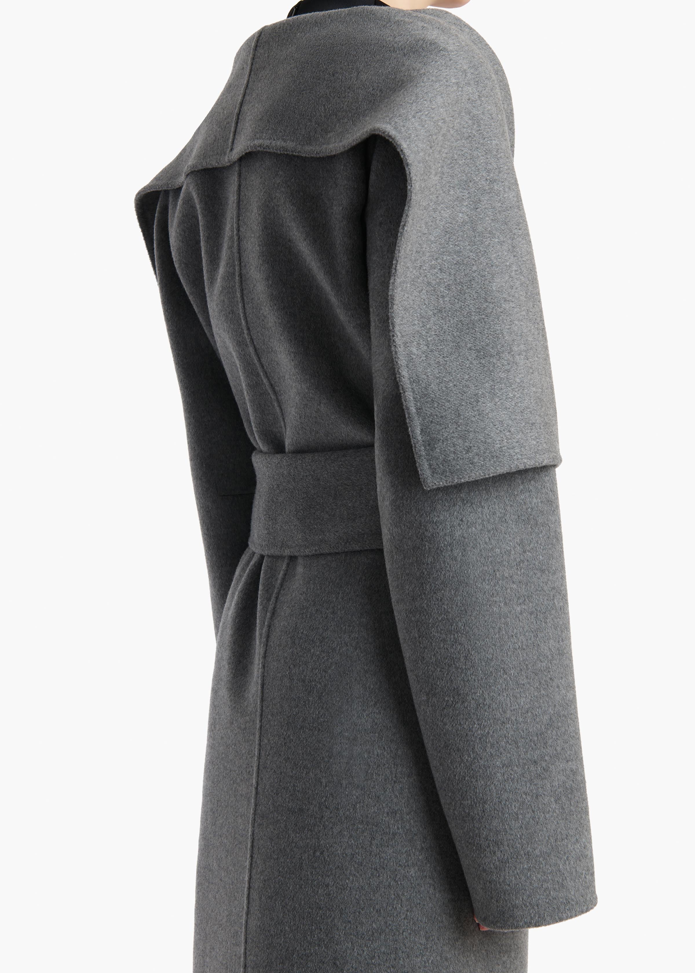 Khaite - Levitt Coat in Grey Melange - Image 6