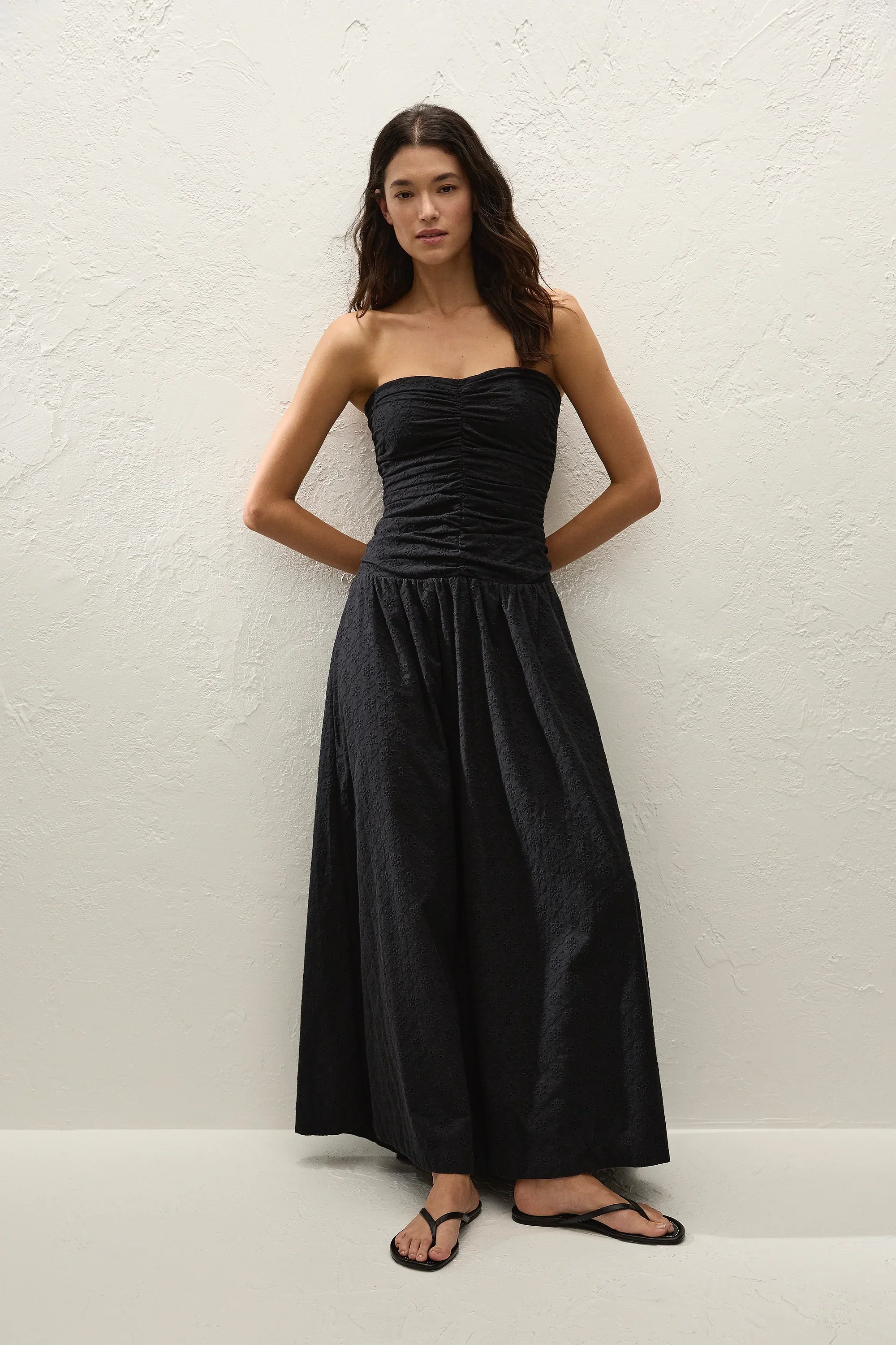 Faithfull - Lia Maxi Dress Valentina Broderie Black - Image 5