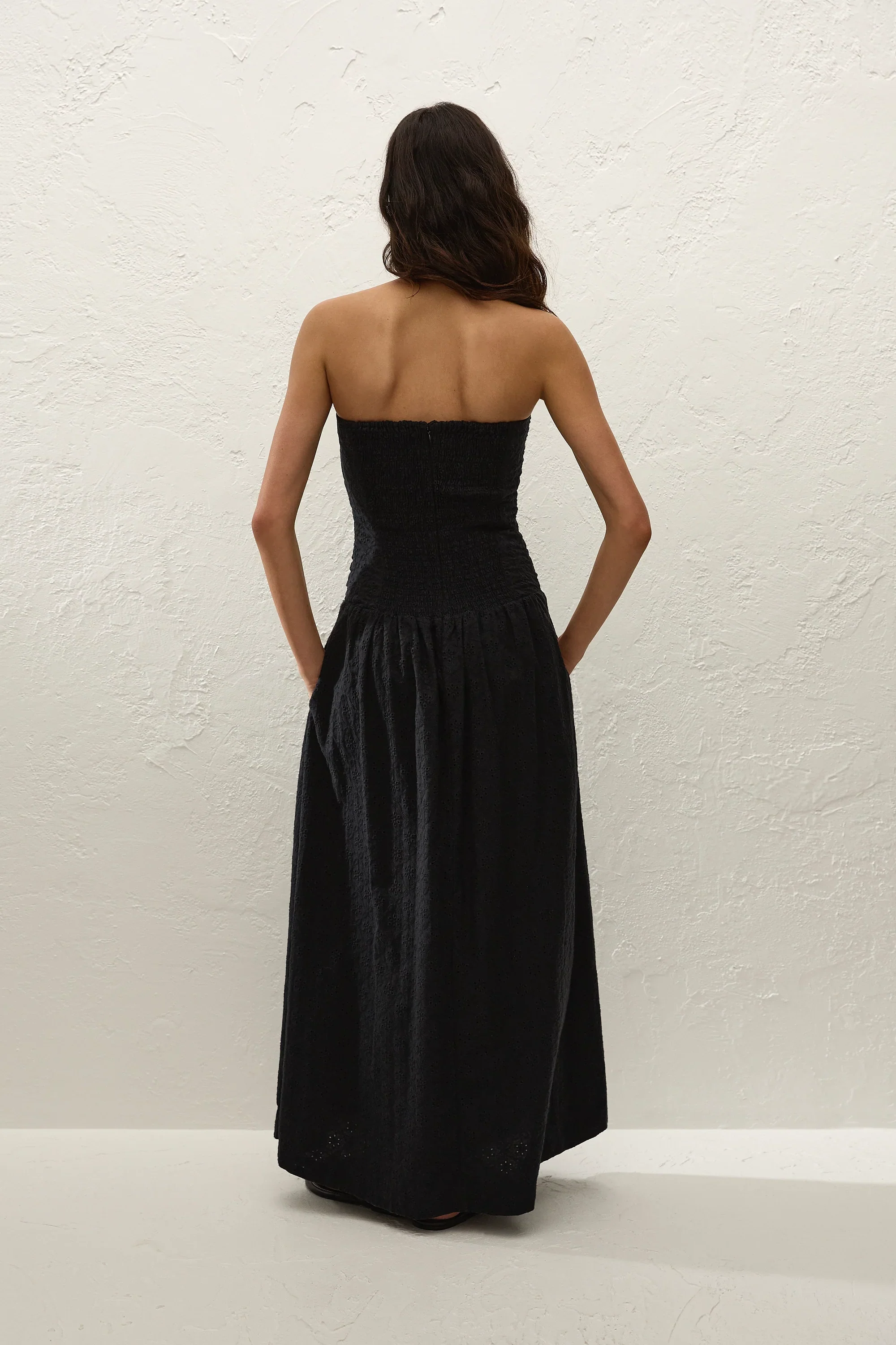 Faithfull - Lia Maxi Dress Valentina Broderie Black - Image 7