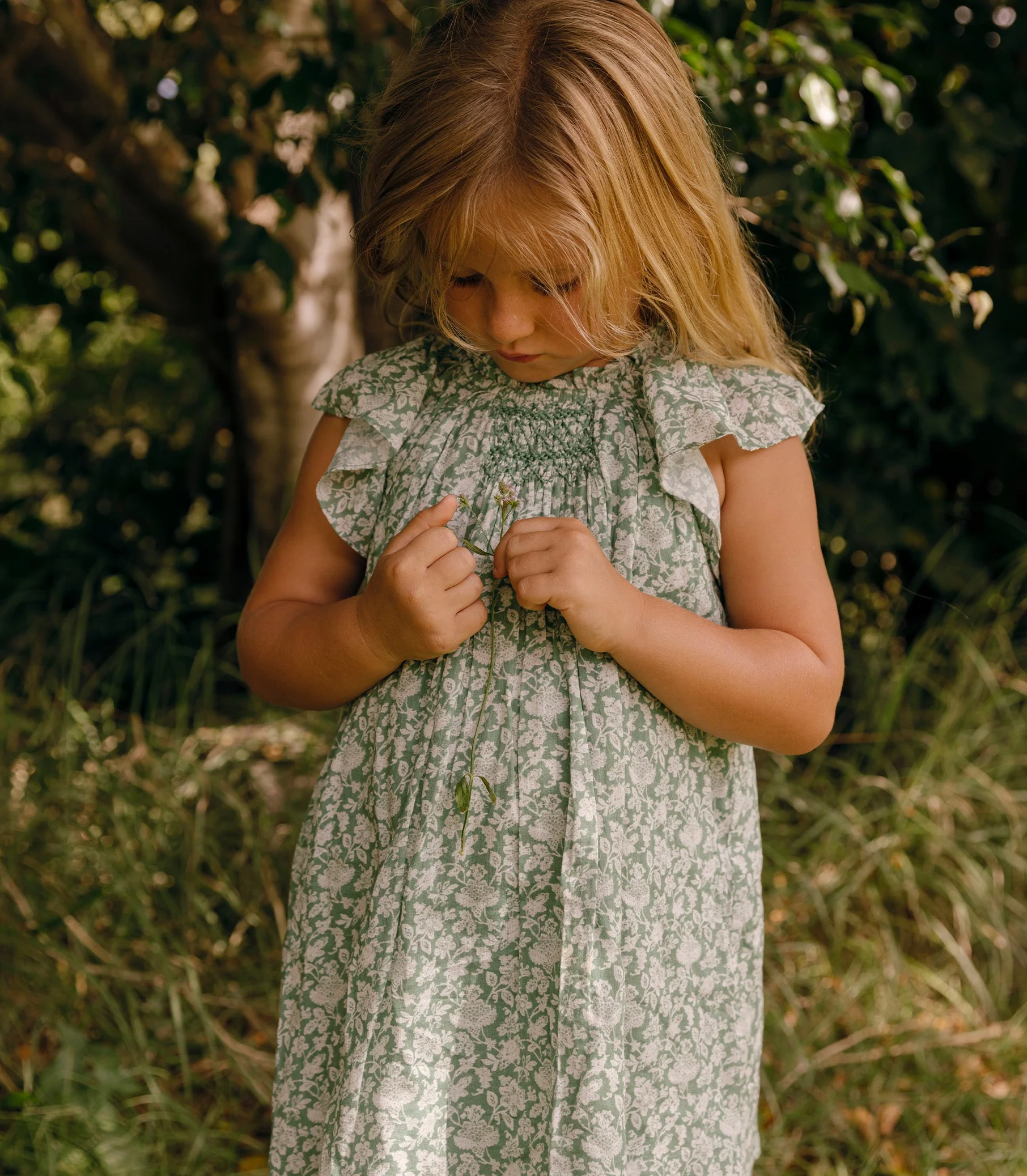 DÔEN - LIESEL DRESS -- PERIDOT TEA FLORAL - Image 5