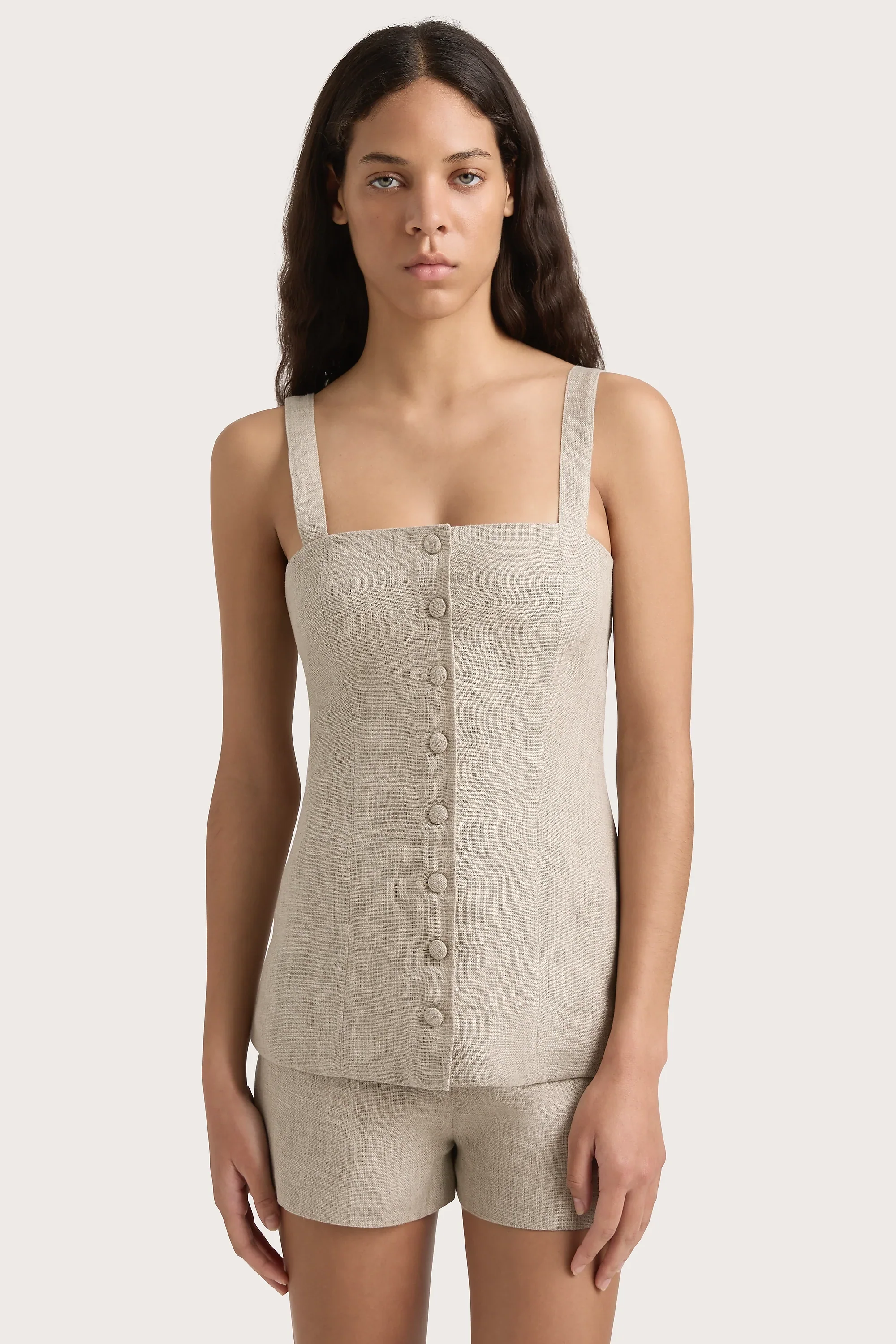 Faithfull - Lila Mini Short Oatmeal - Final Sale - Image 3