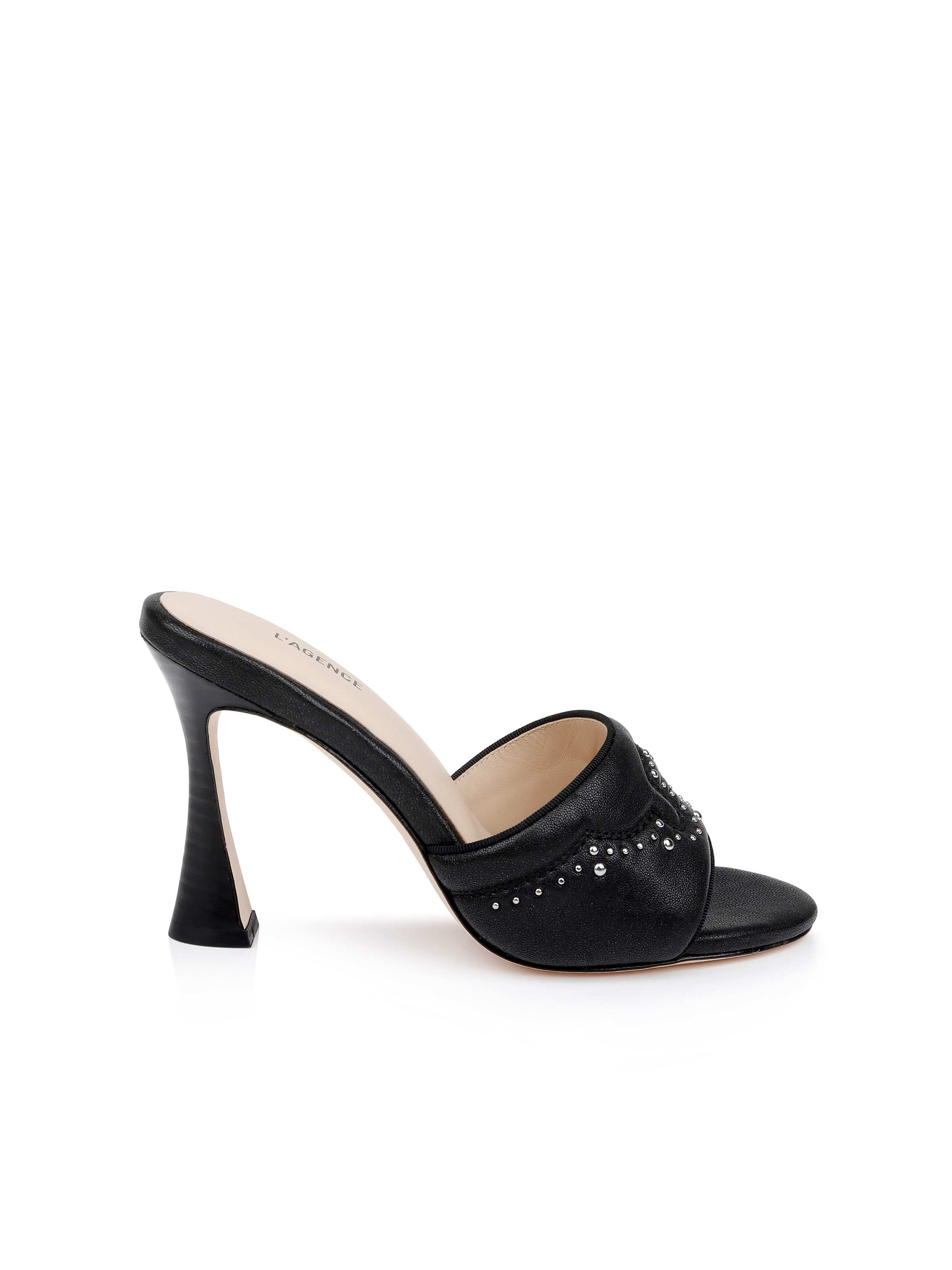 L'AGENCE - Lille Leather Open - Toe Mule