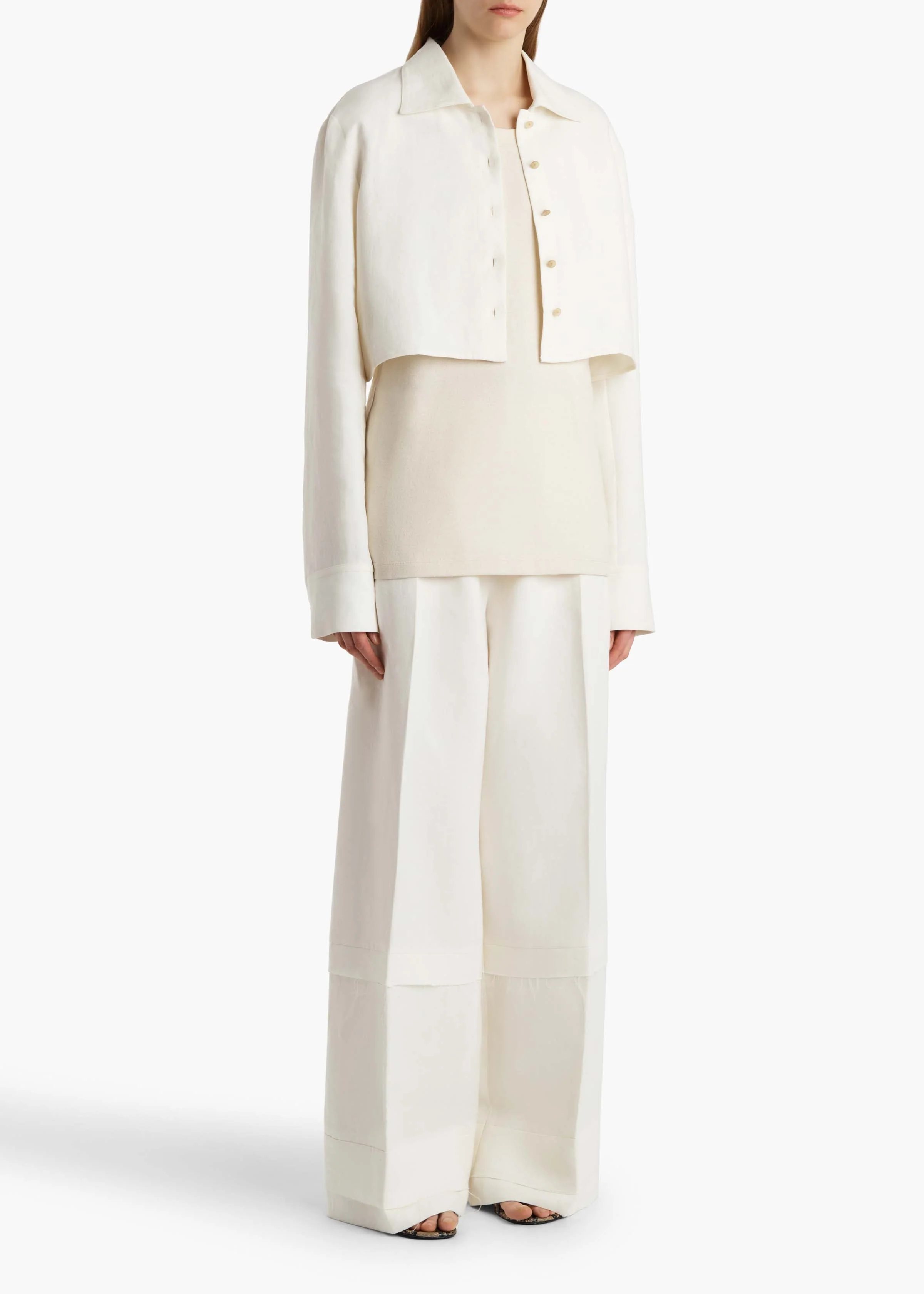 Khaite - Linden Pant in Cream - Image 15