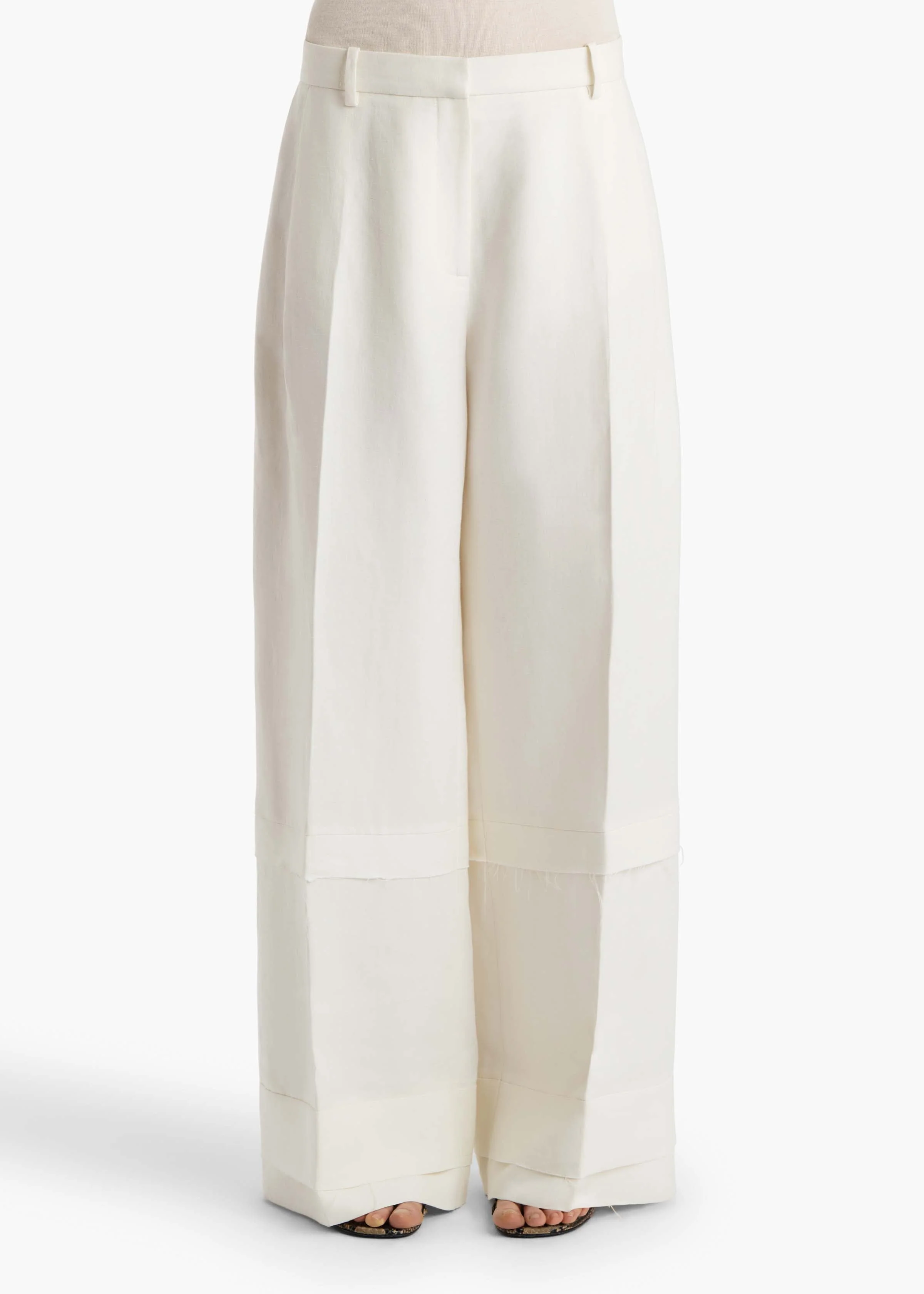 Khaite - Linden Pant in Cream - Image 16