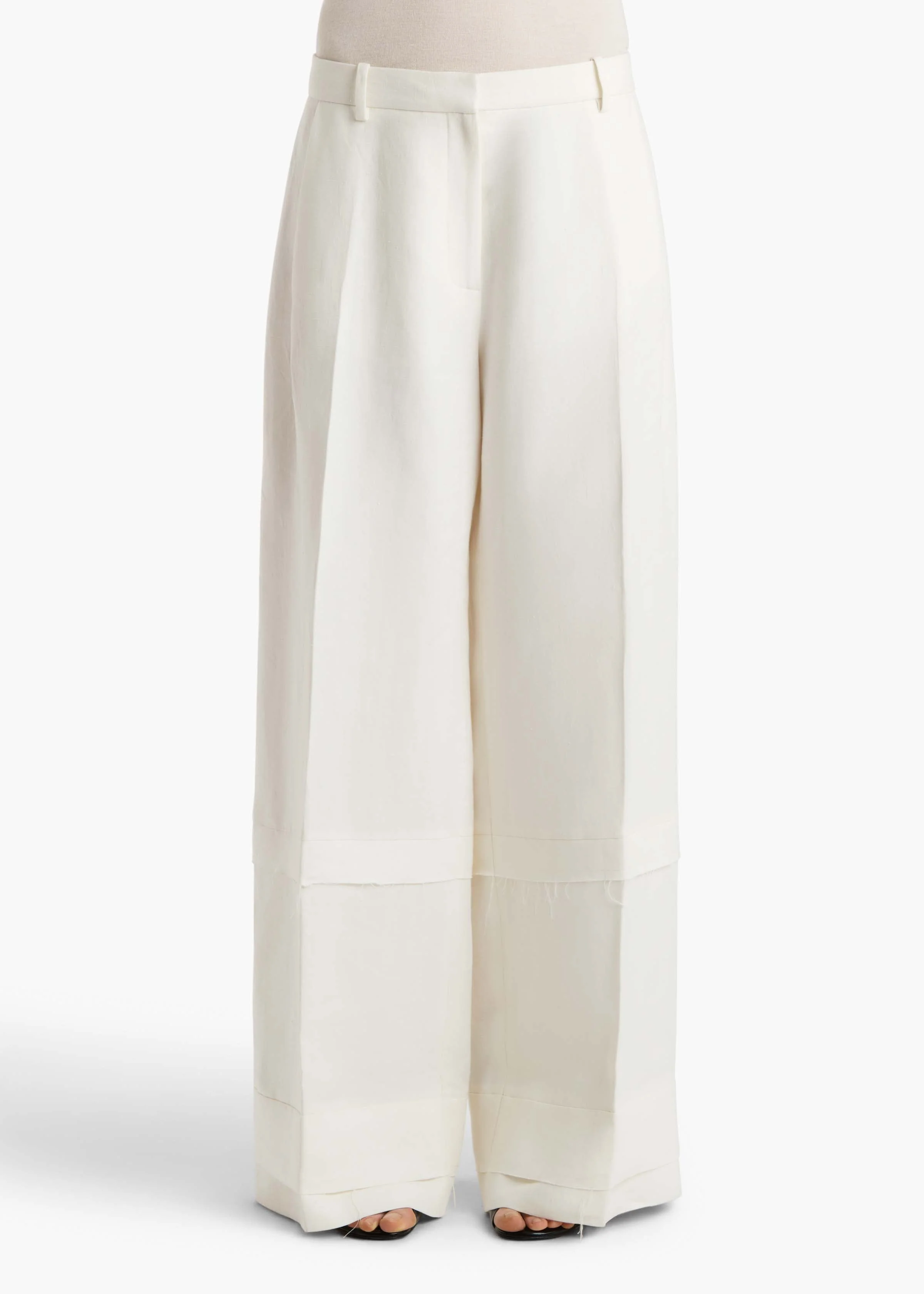 Khaite - Linden Pant in Cream - Image 3