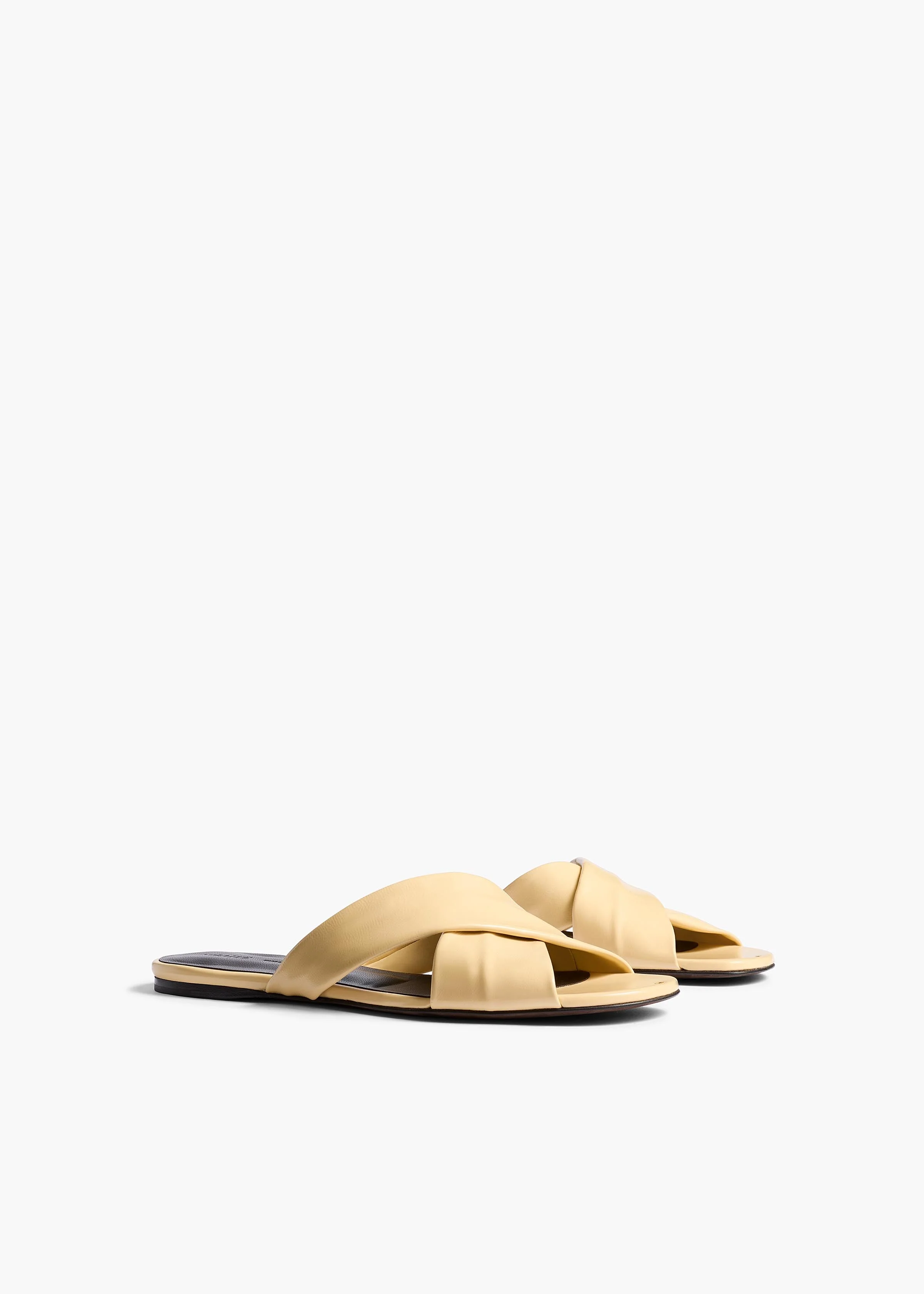Khaite - Liria Flat Sandal in Butter Glazed Leather - Image 8