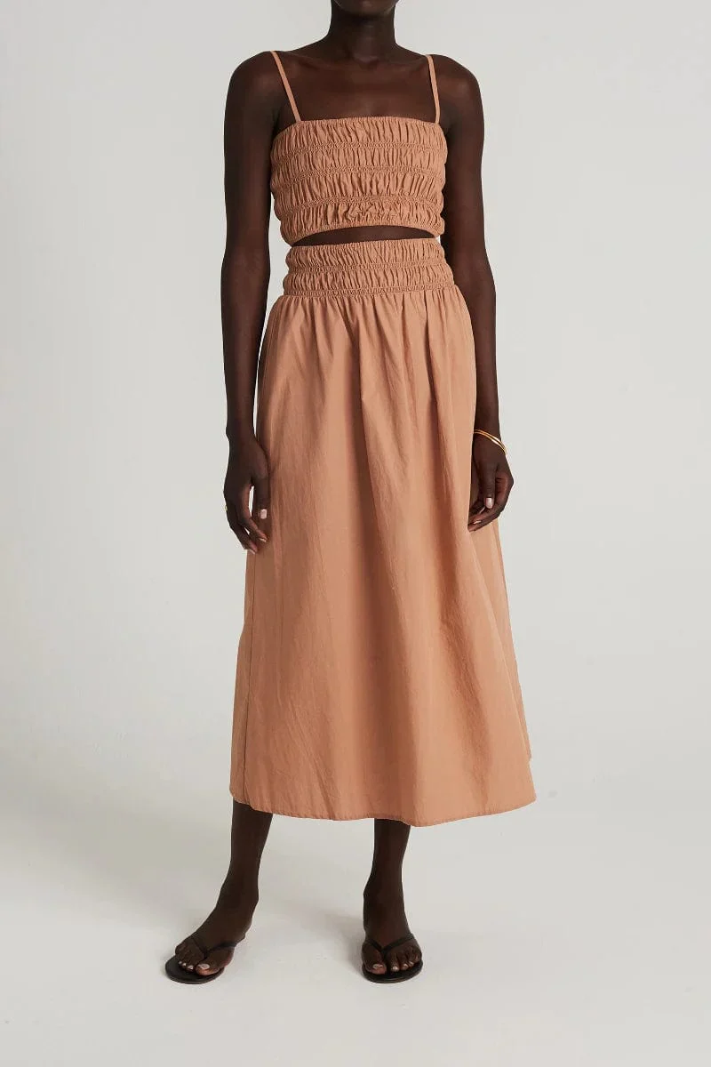 Faithfull - Liya Top Plain Hazelnut - Final Sale - Image 2