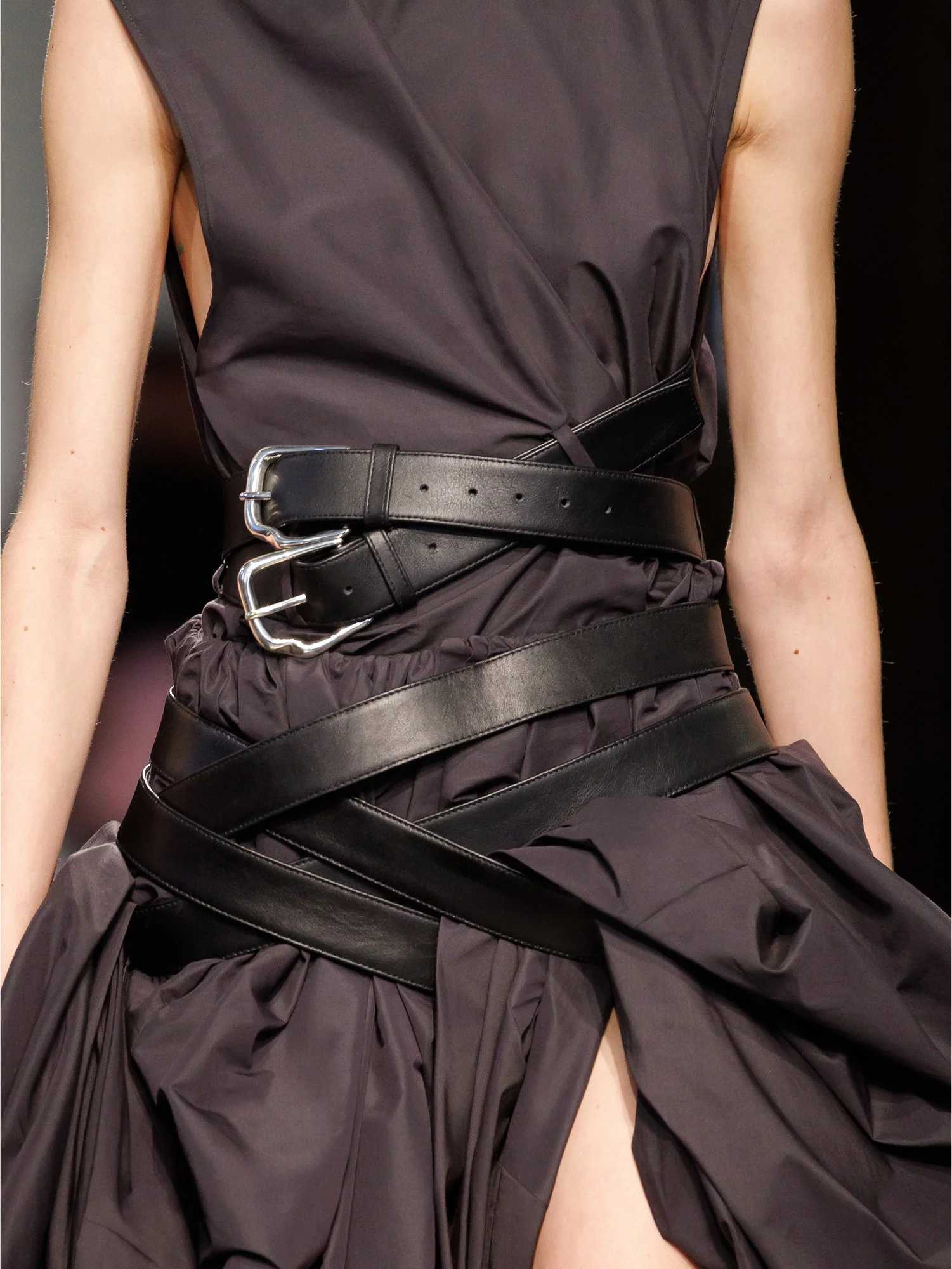 Christopher Esber - Locus Belted Taffeta Tank - Image 3