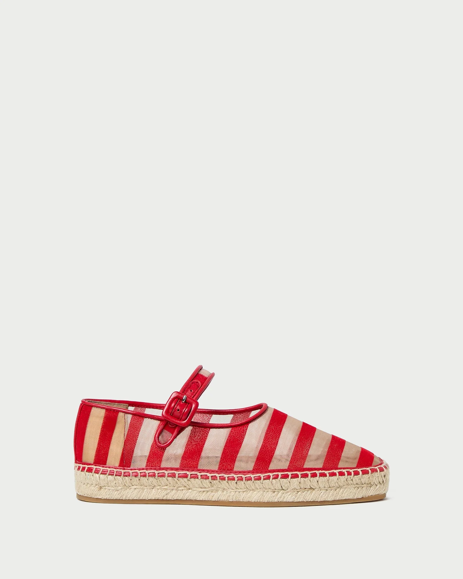 Loeffler Randall - Clover Red/Caramel Mesh Espadrille - Image 3