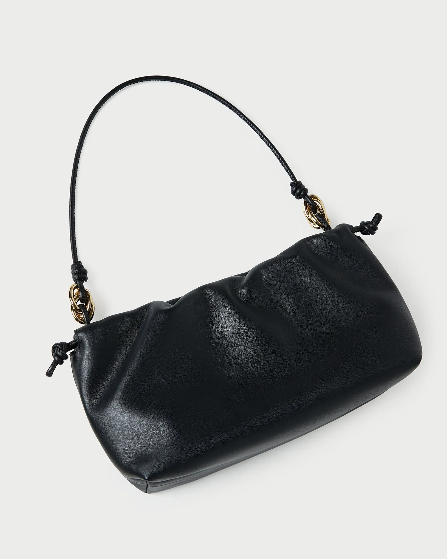 Loeffler Randall - Kiri Black Leather Shoulder Bag - Image 2