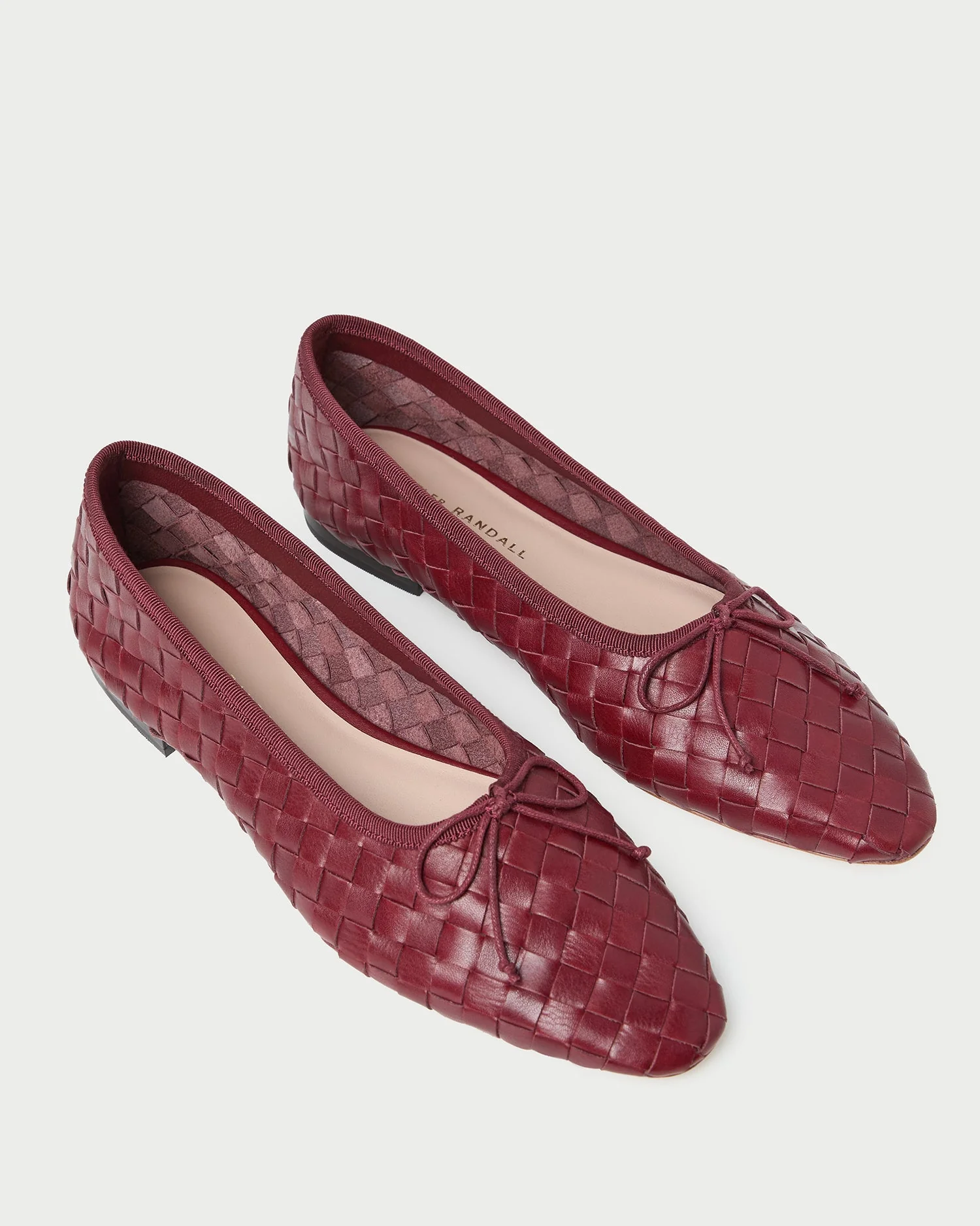 Loeffler Randall - Landry Wine Woven Ballet Flat - Image 4