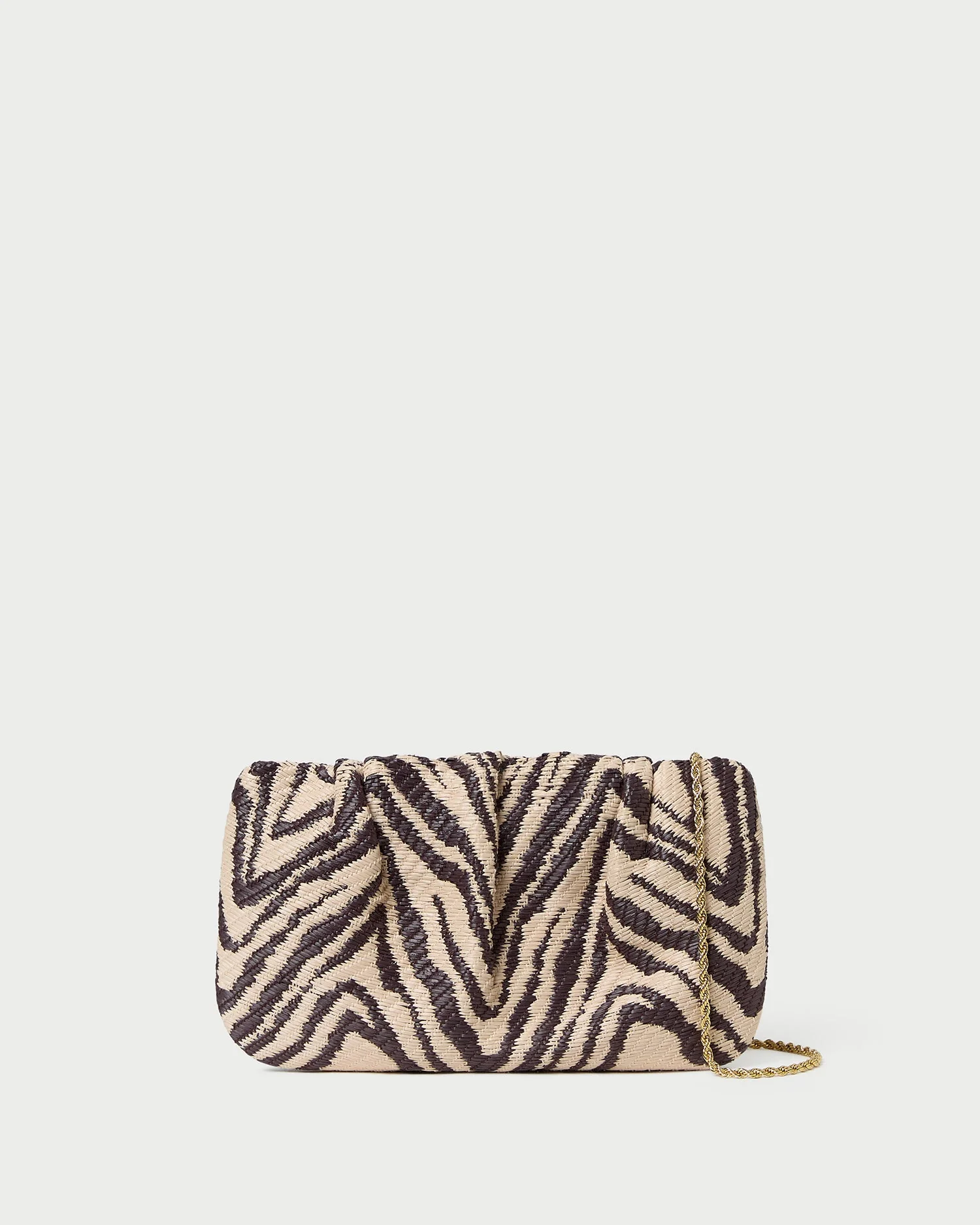 Loeffler Randall - Serena Zebra Gathered Clutch