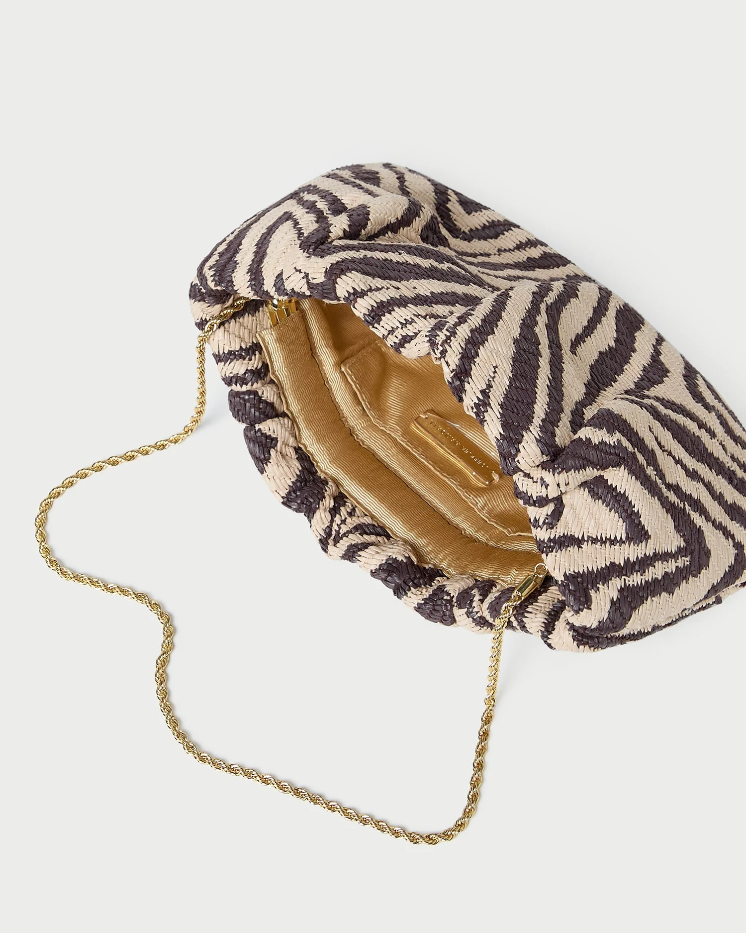 Loeffler Randall - Serena Zebra Gathered Clutch - Image 4