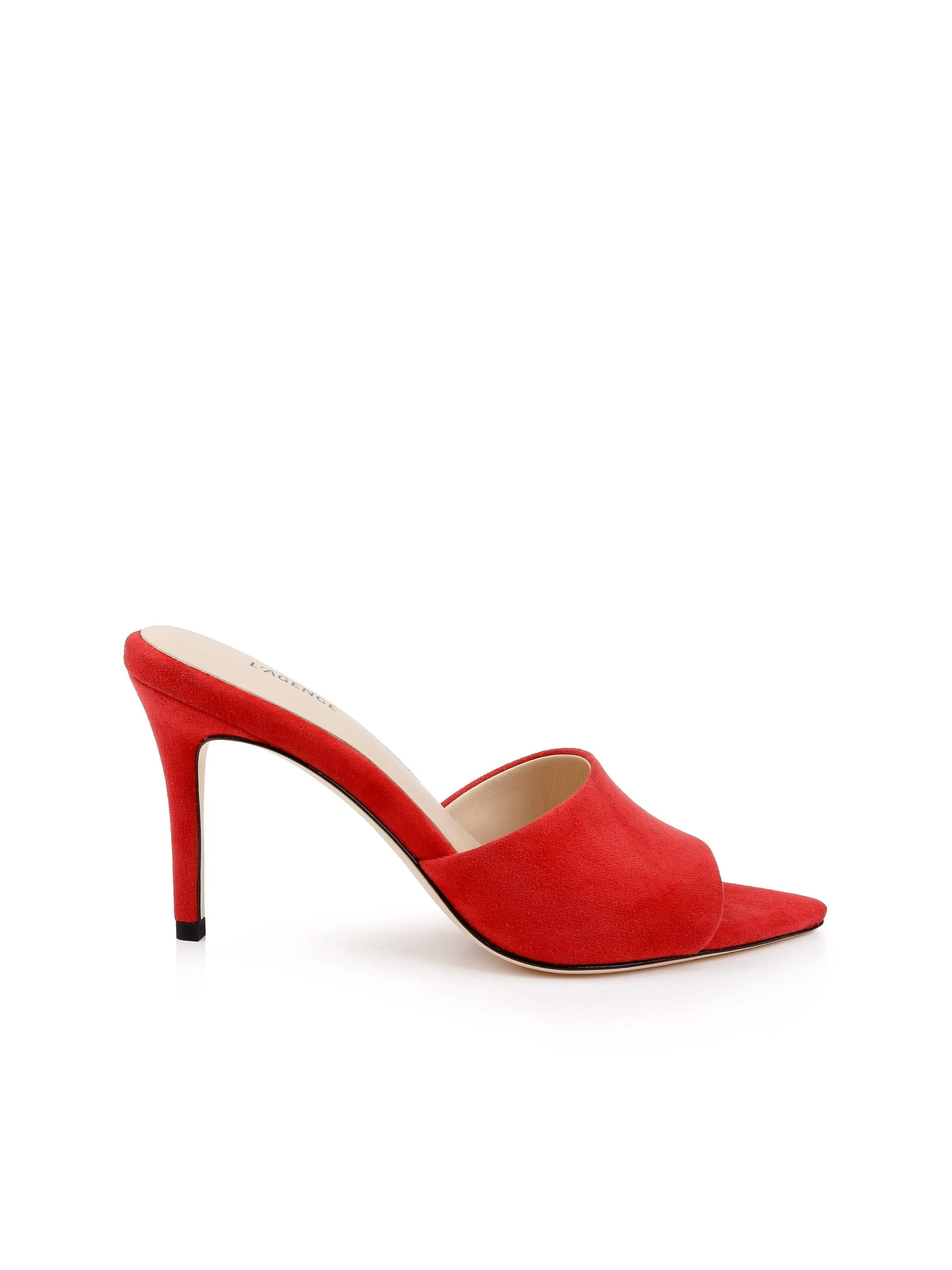 L'AGENCE - Lolita Suede Open - Toe Mule - Image 8
