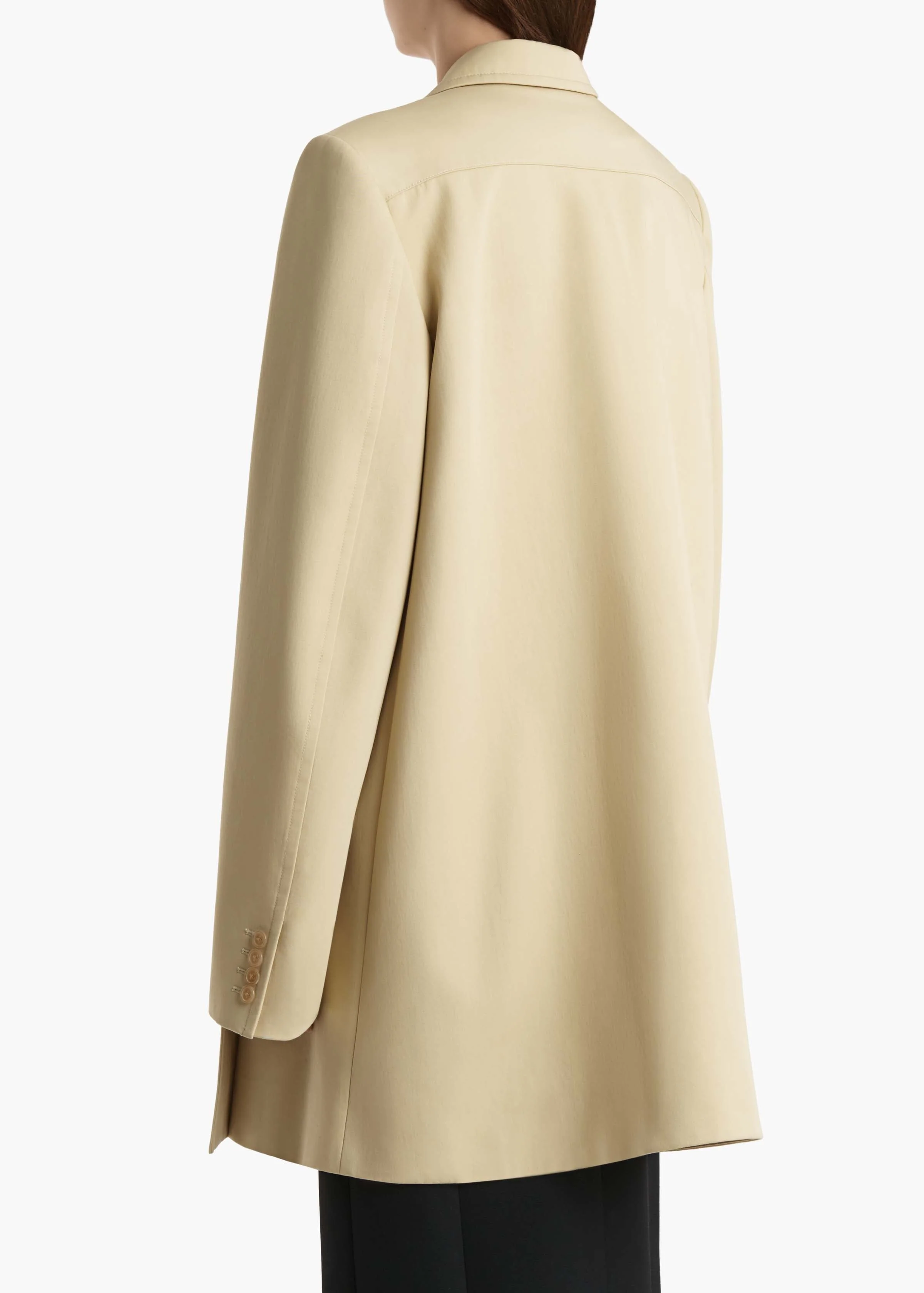 Khaite - Lorel Coat in Natural - Image 4