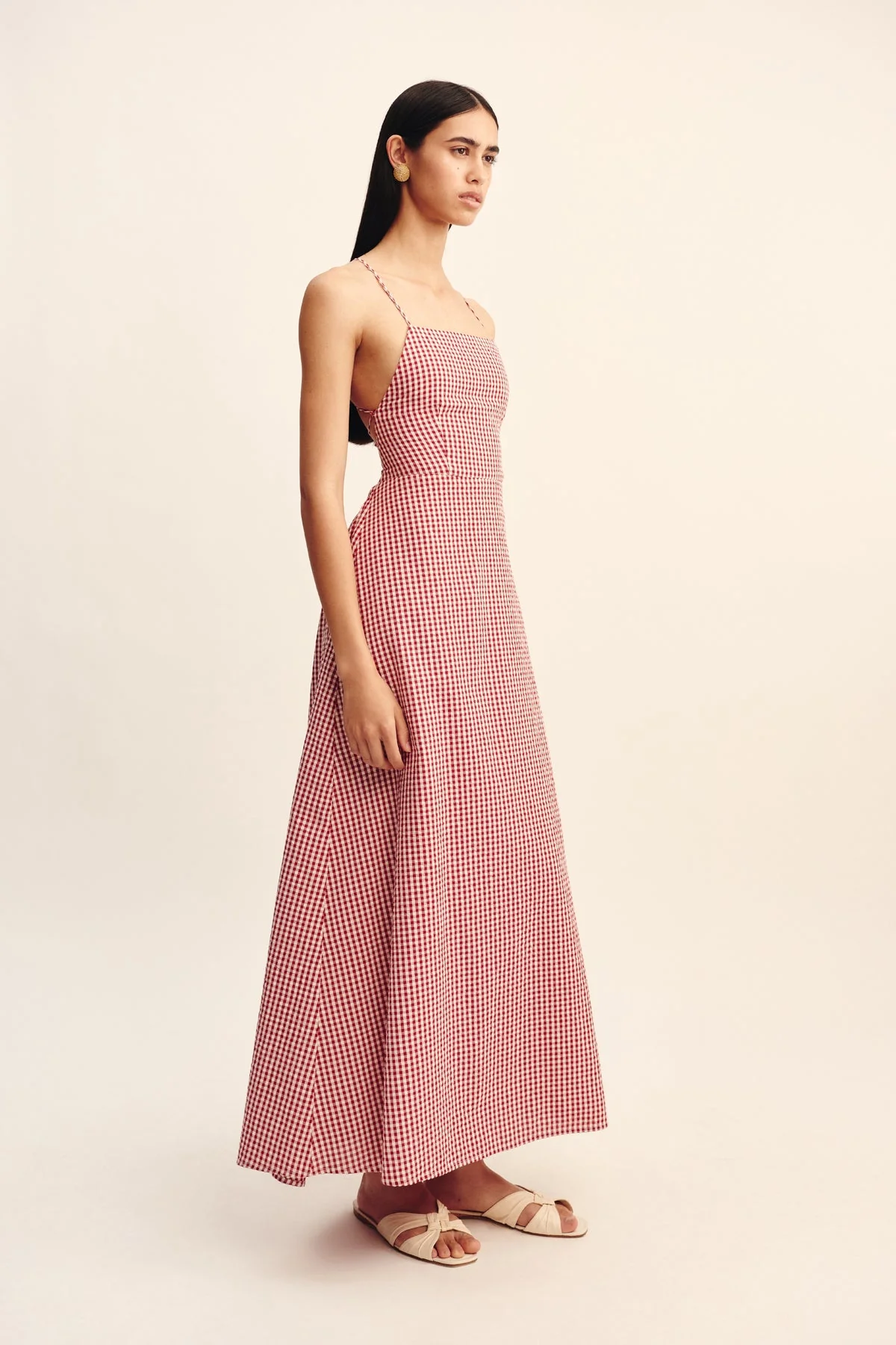Posse - LORI DRESS - RED GINGHAM - Image 3