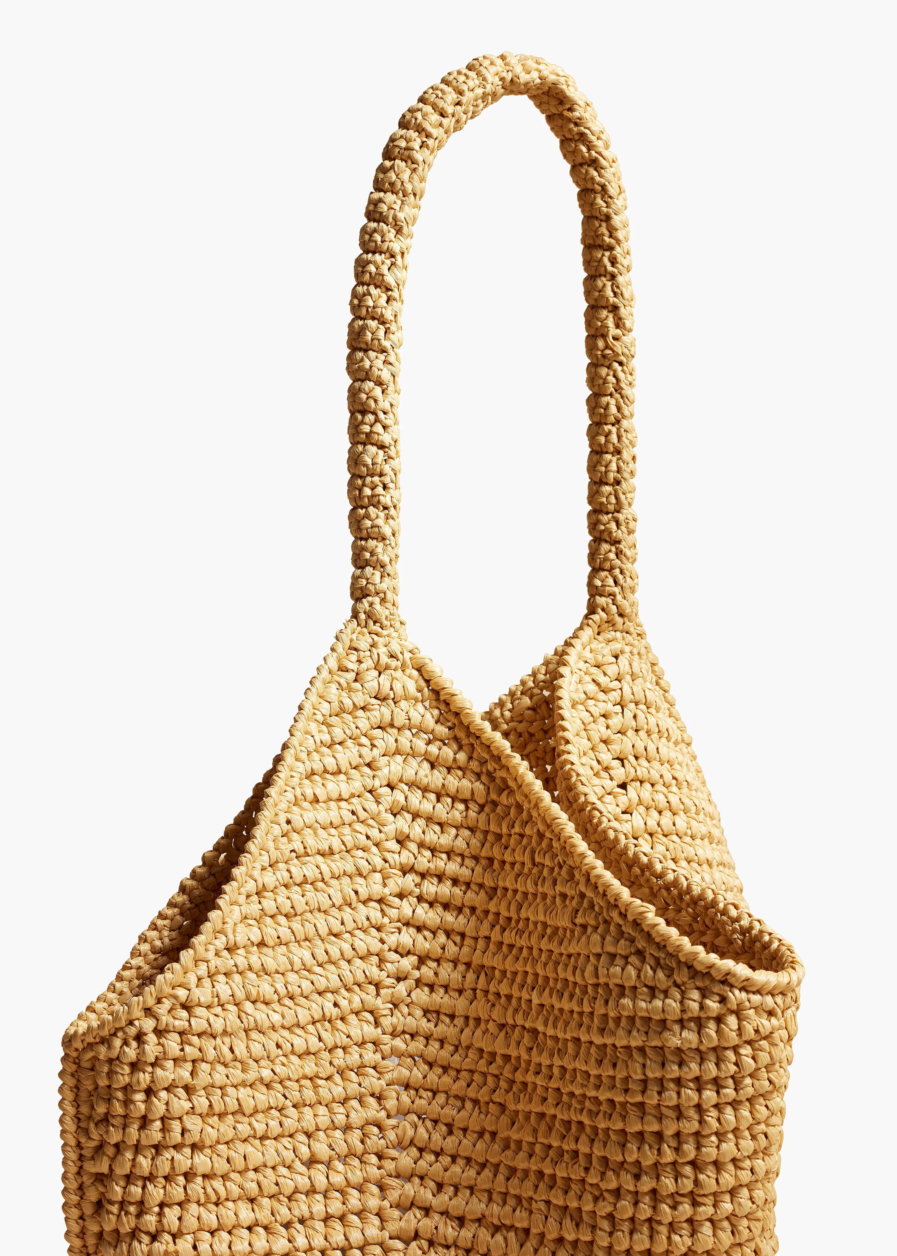 Khaite - Medium Lotus Tote in Natural Raffia - Image 4