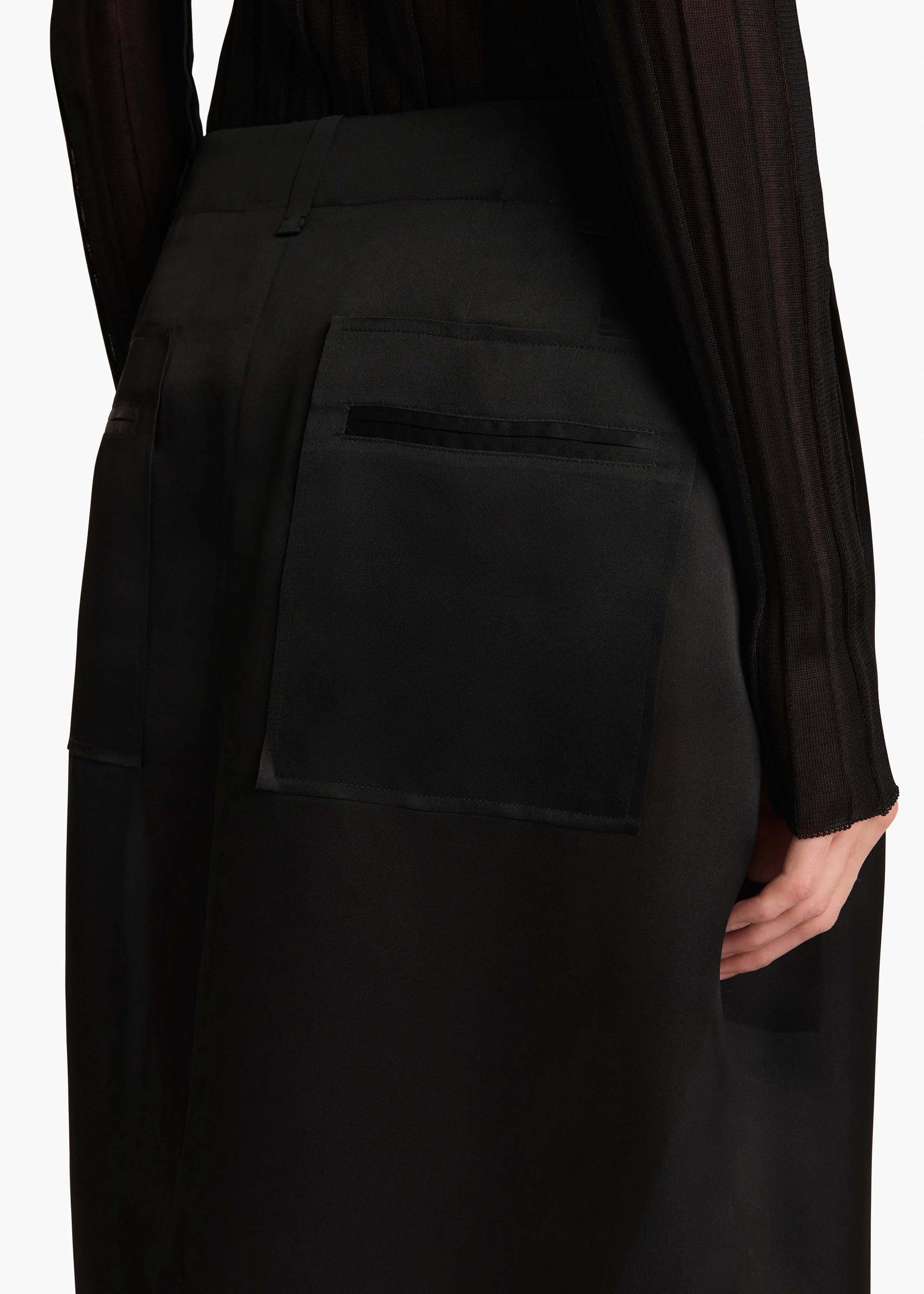 Khaite - Lucian Skirt in Black - Image 13
